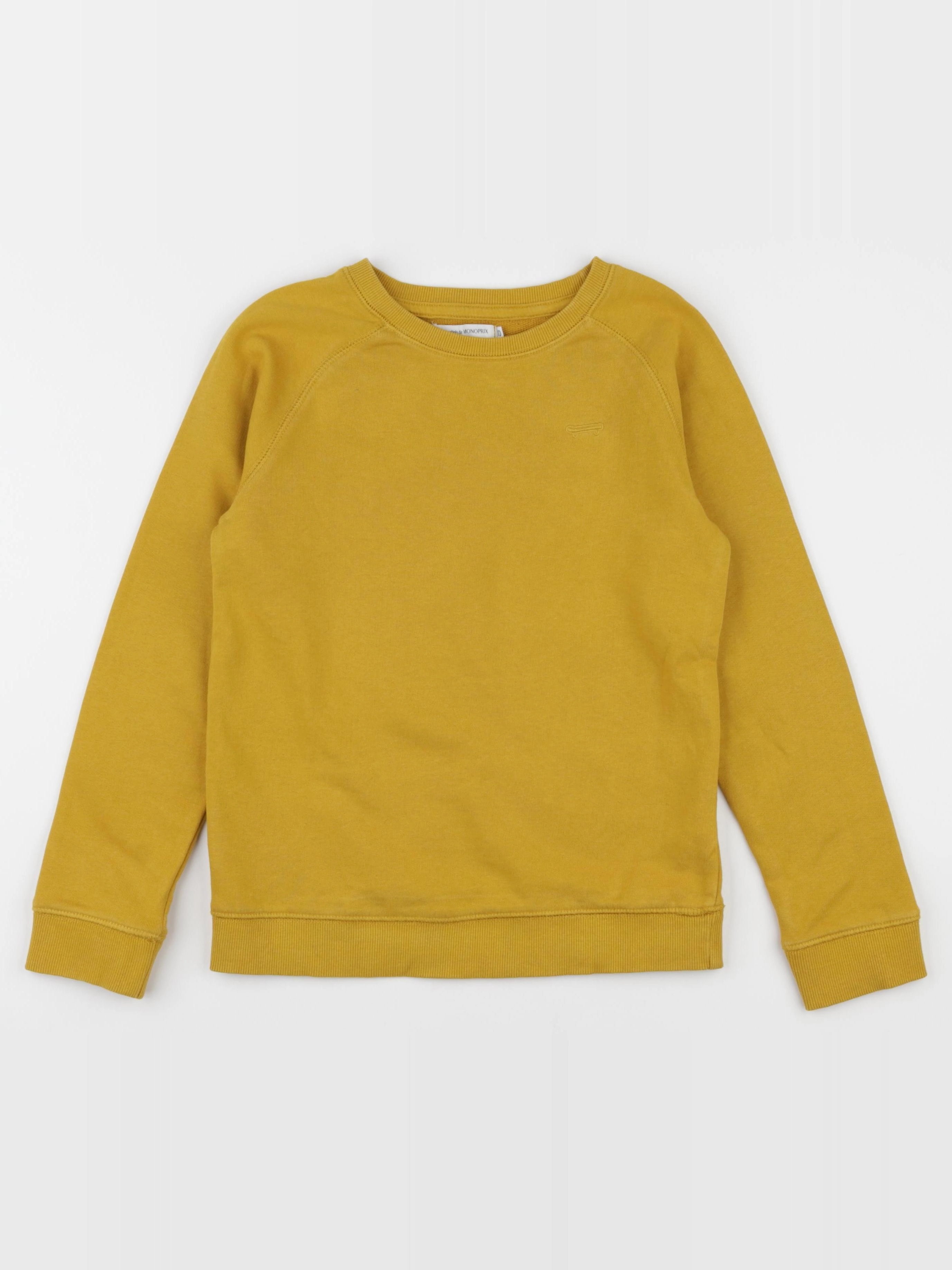 Monoprix - sweat jaune - 10 ans
