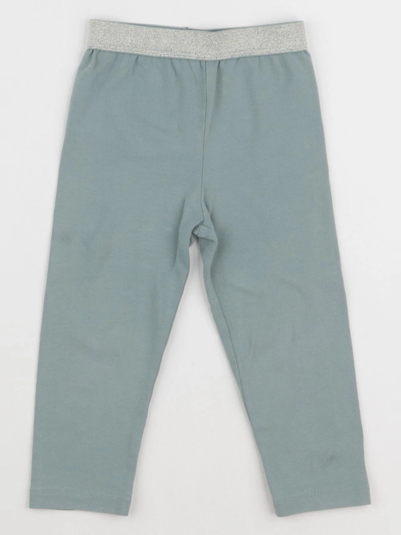 Vertbaudet - legging vert - 2 ans