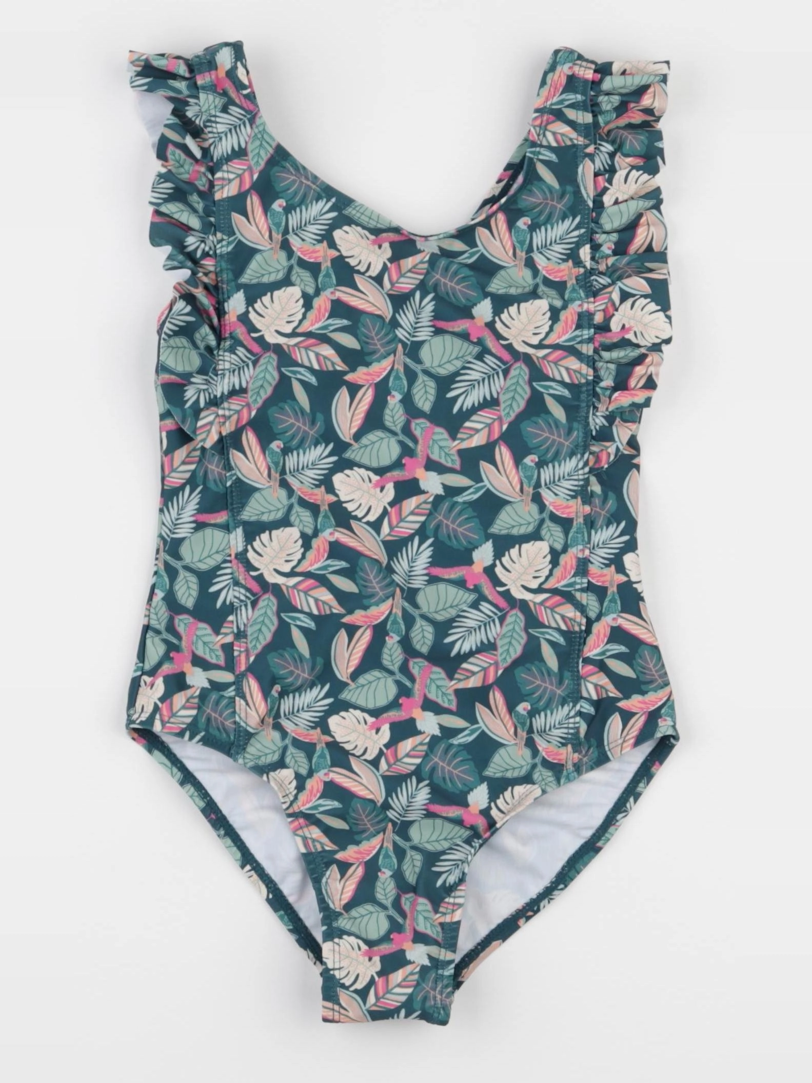 Vertbaudet - maillot de bain vert - 6 ans