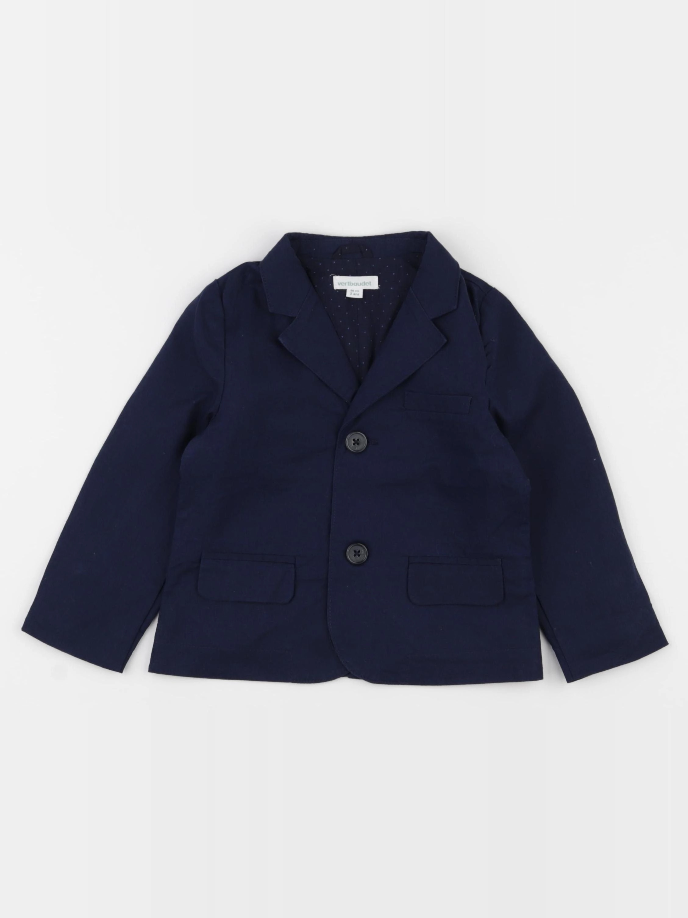 Vertbaudet - veste bleu - 2 ans