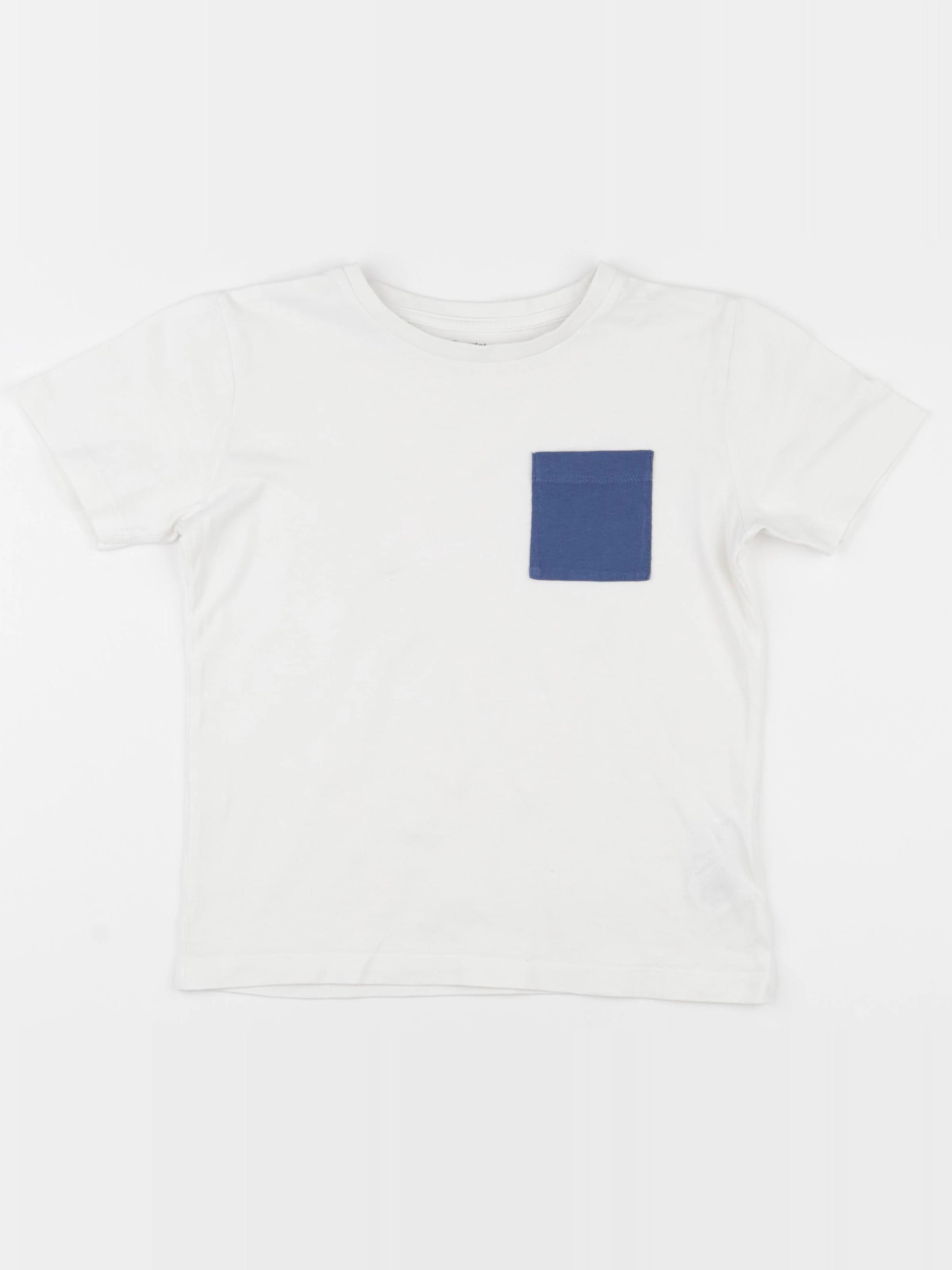 Vertbaudet - tee-shirt blanc - 8 ans