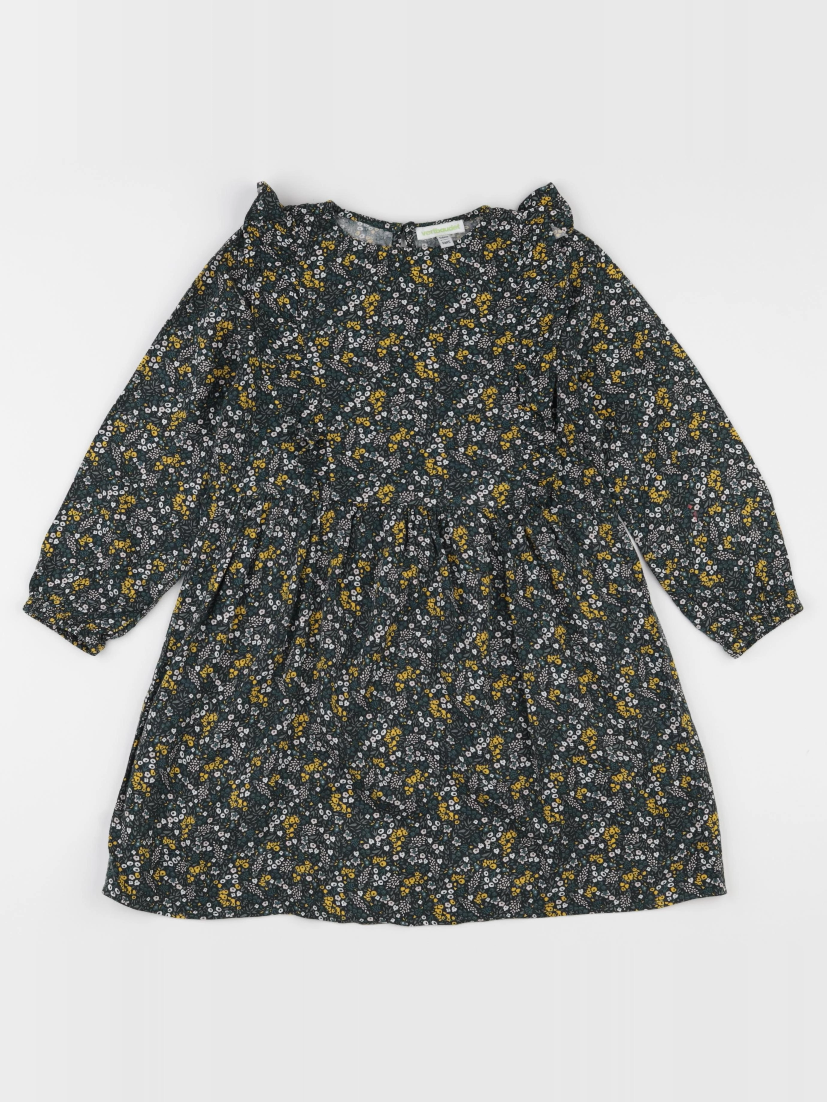 Vertbaudet - robe vert - 6 ans