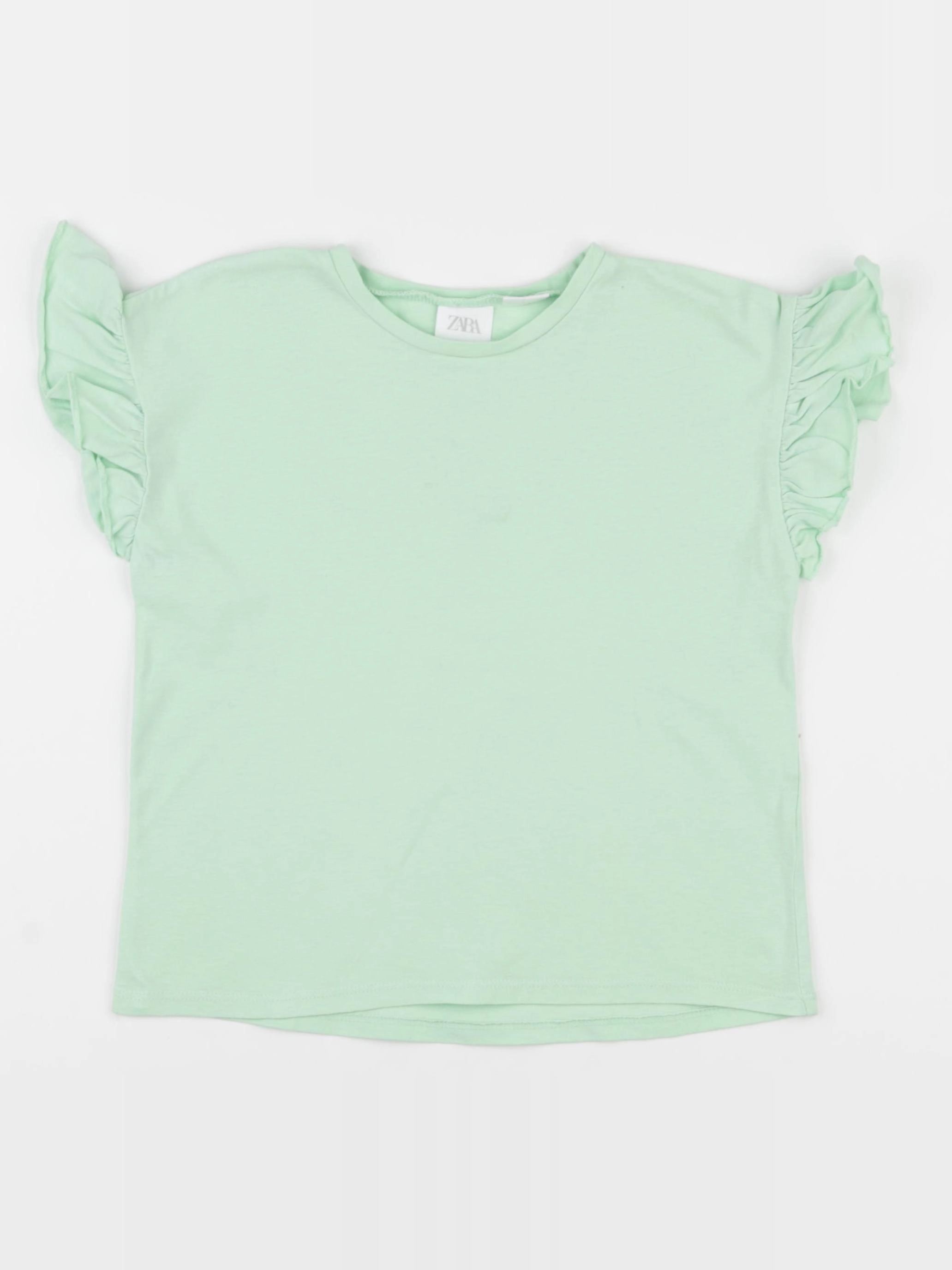 Zara - tee-shirt vert - 5/6 ans