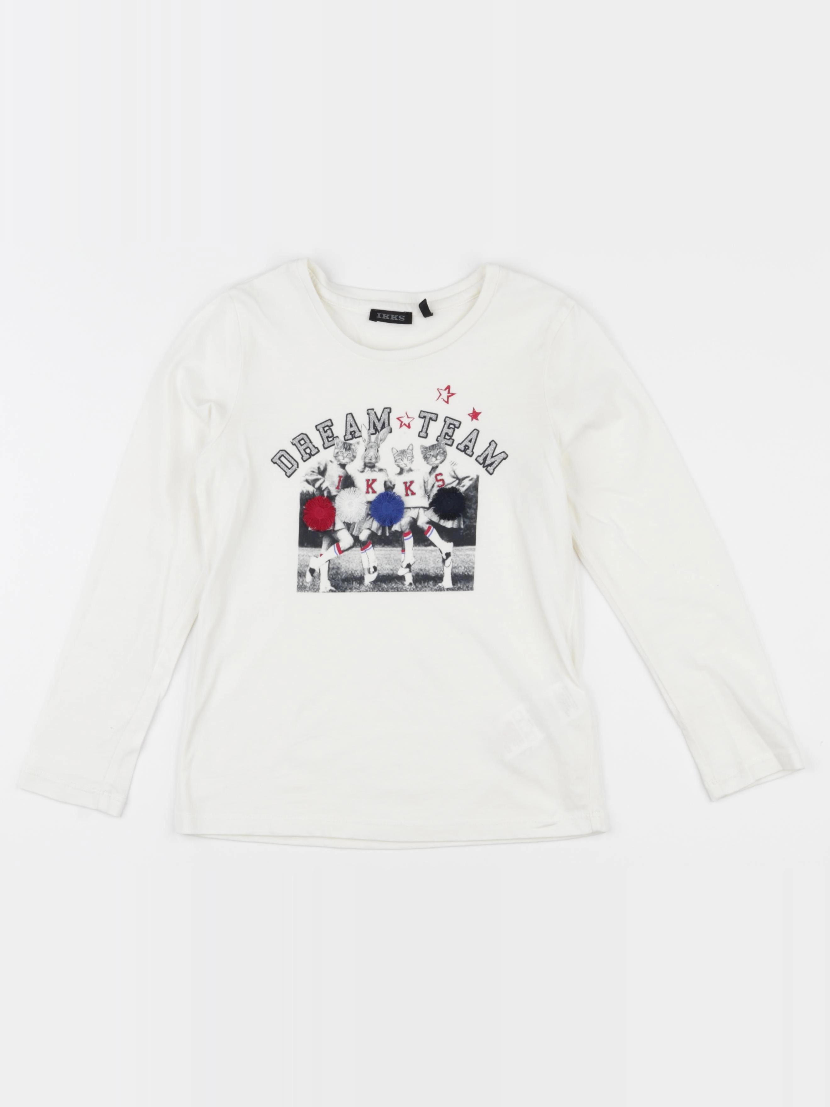 IKKS - tee-shirt blanc - 6 ans