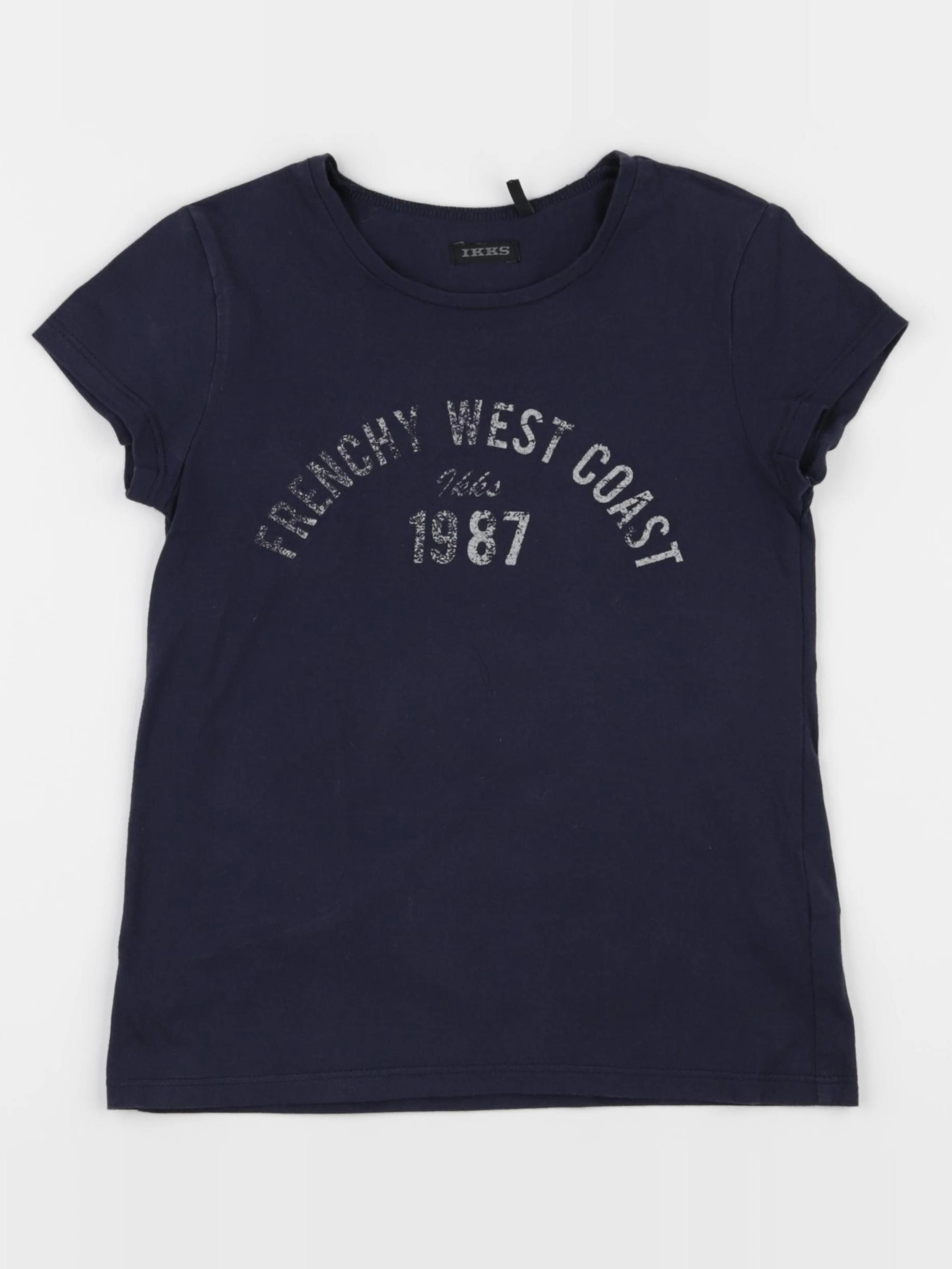 IKKS - tee-shirt bleu - 8 ans