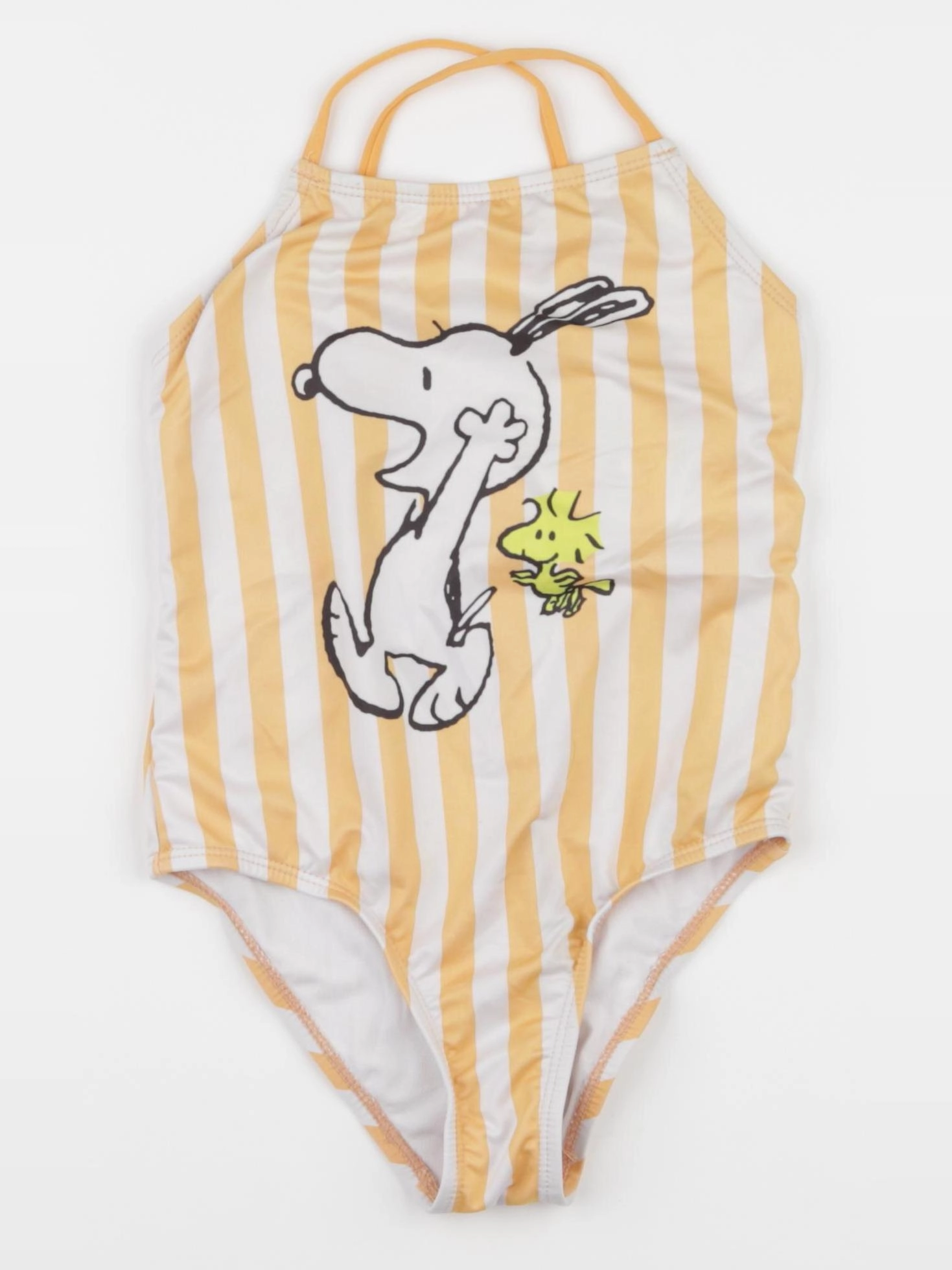 Zara - maillot de bain blanc, orange - 4/5 ans