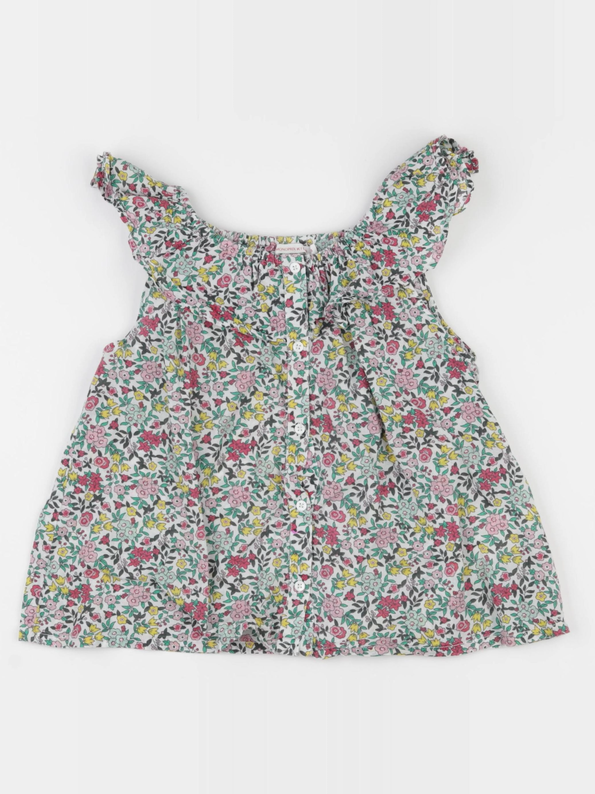 Monoprix - blouse multicolore - 8 ans