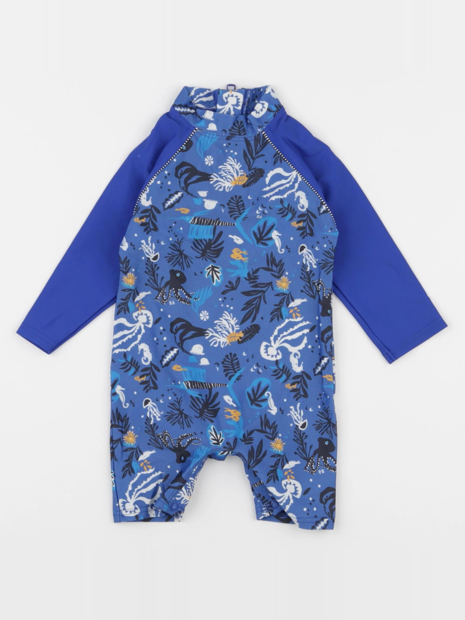 Petit Bateau - maillot de bain bleu - 18 mois