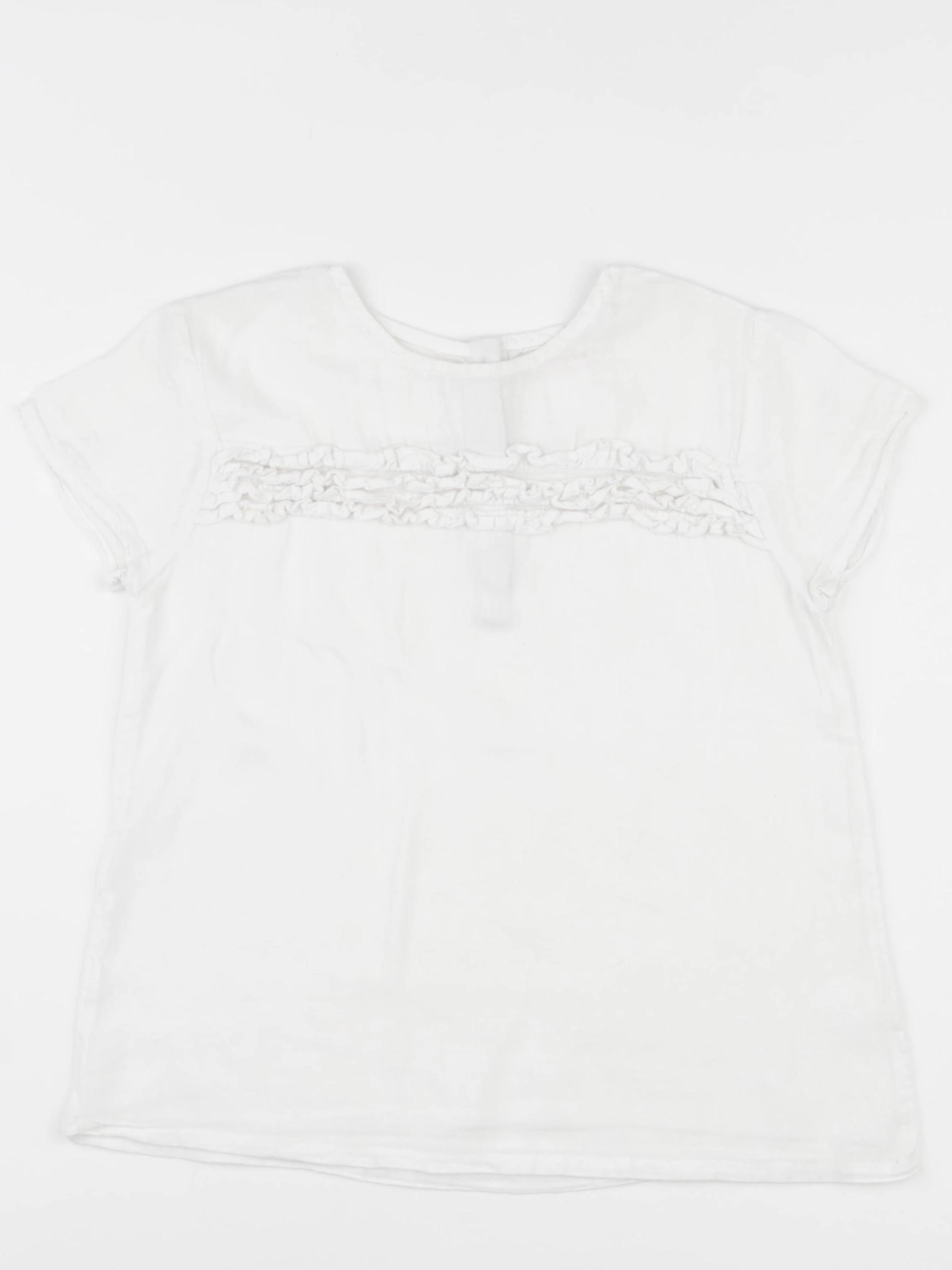 Monoprix - tee-shirt blanc - 10 ans