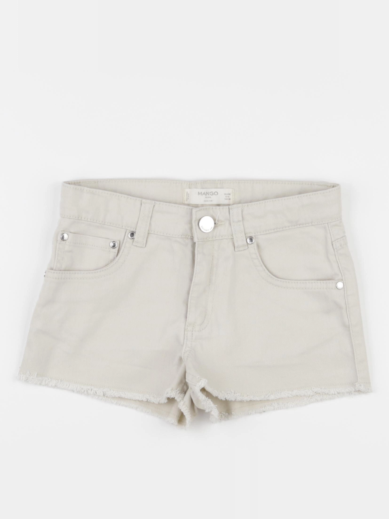 Mango - short blanc - 9/10 ans