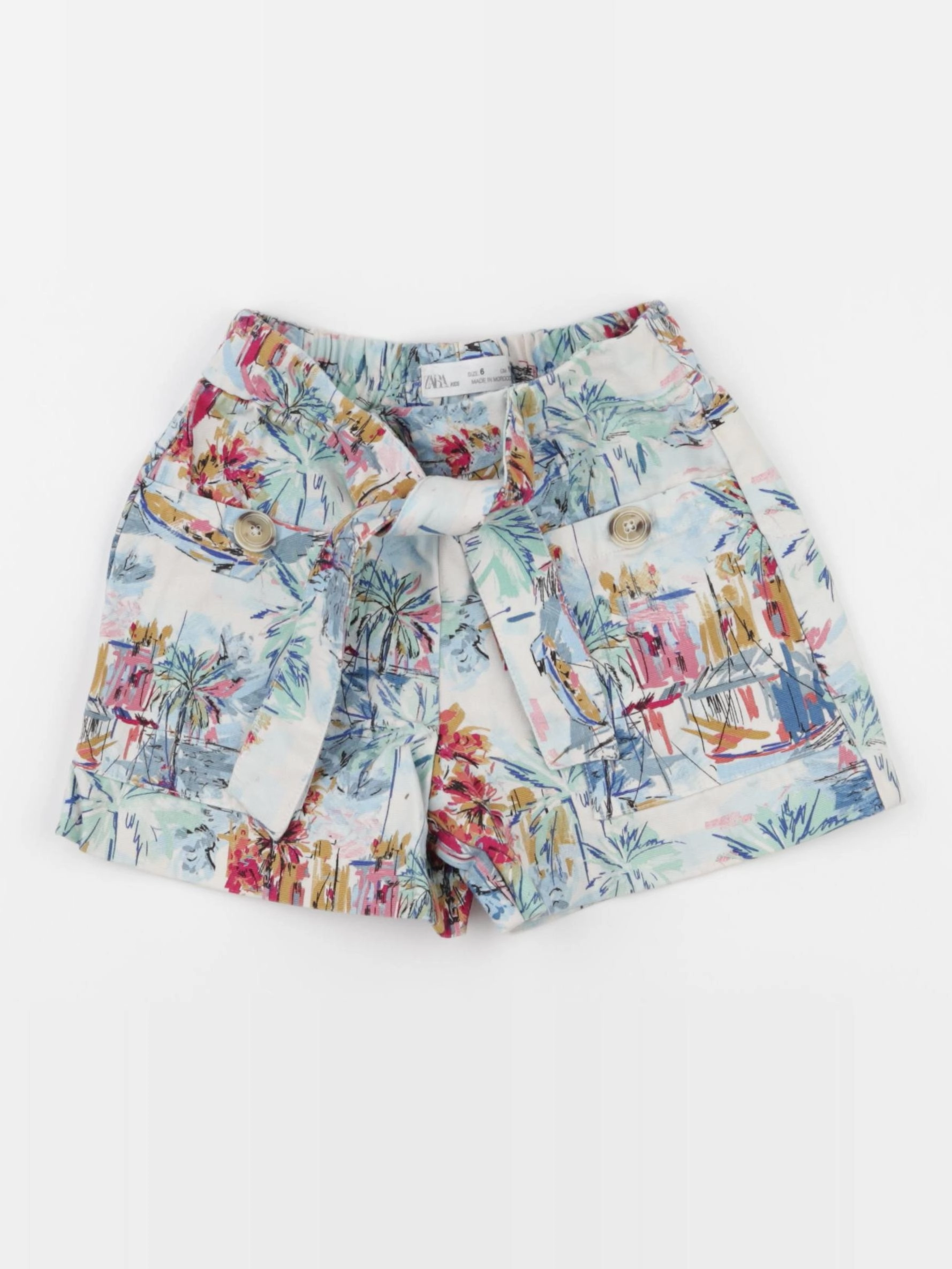Zara - short multicolore - 6 ans