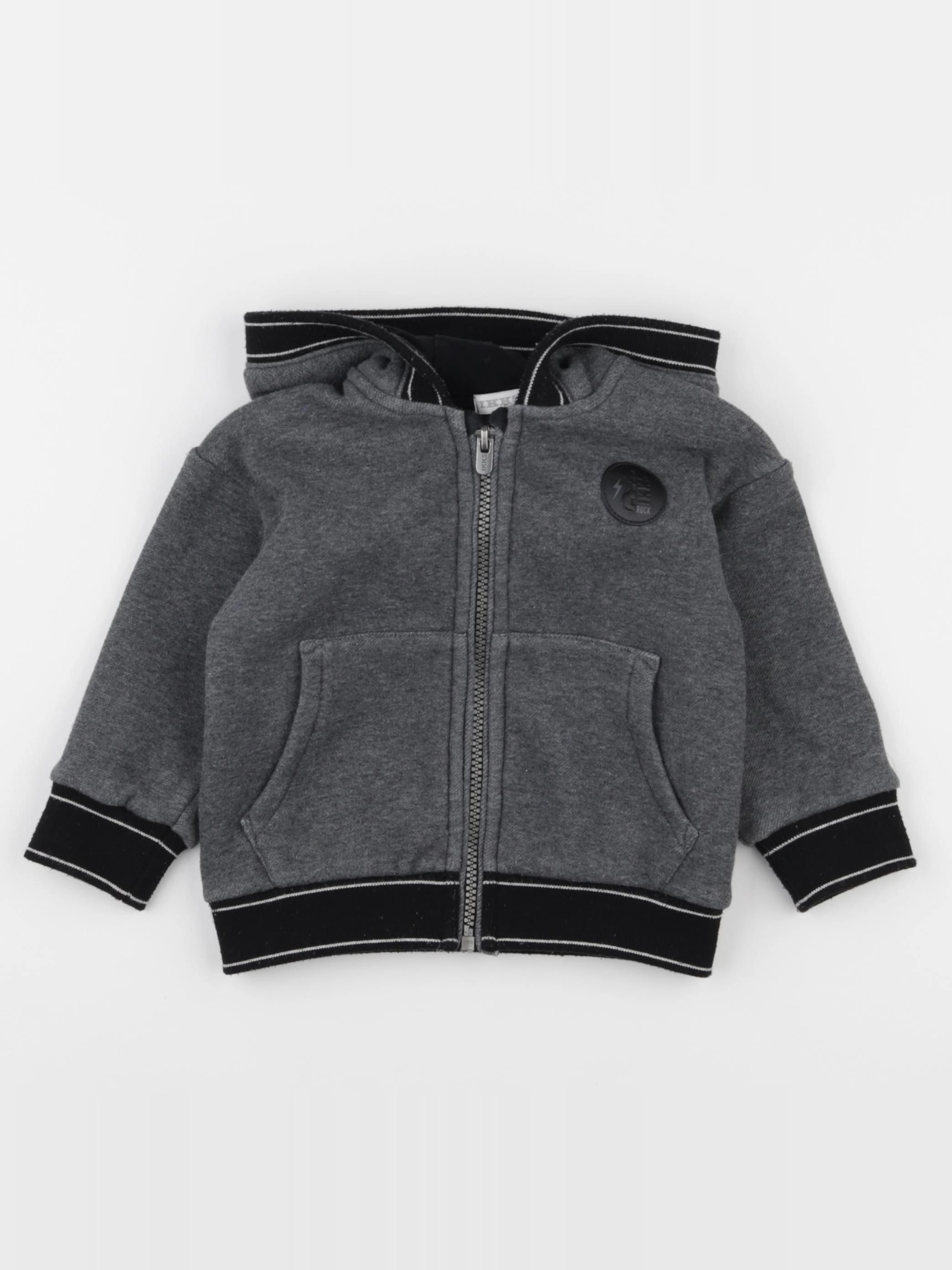 IKKS - sweat gris - 18 mois