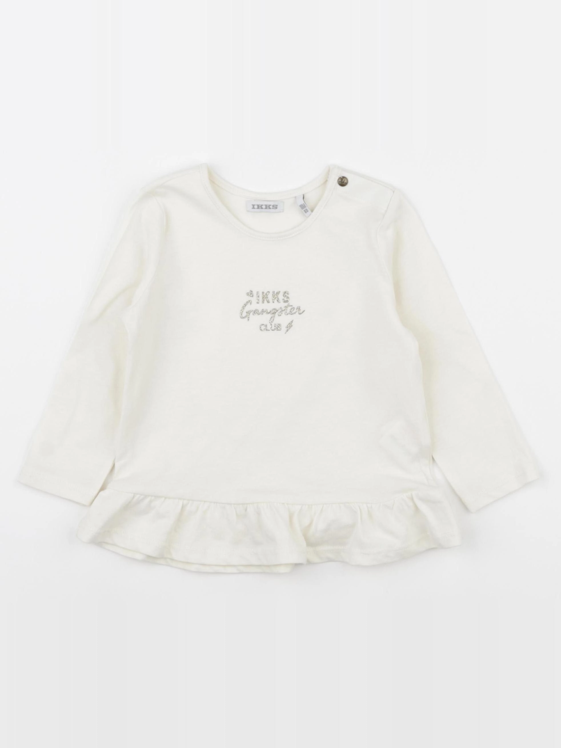 IKKS - tee-shirt beige - 18 mois