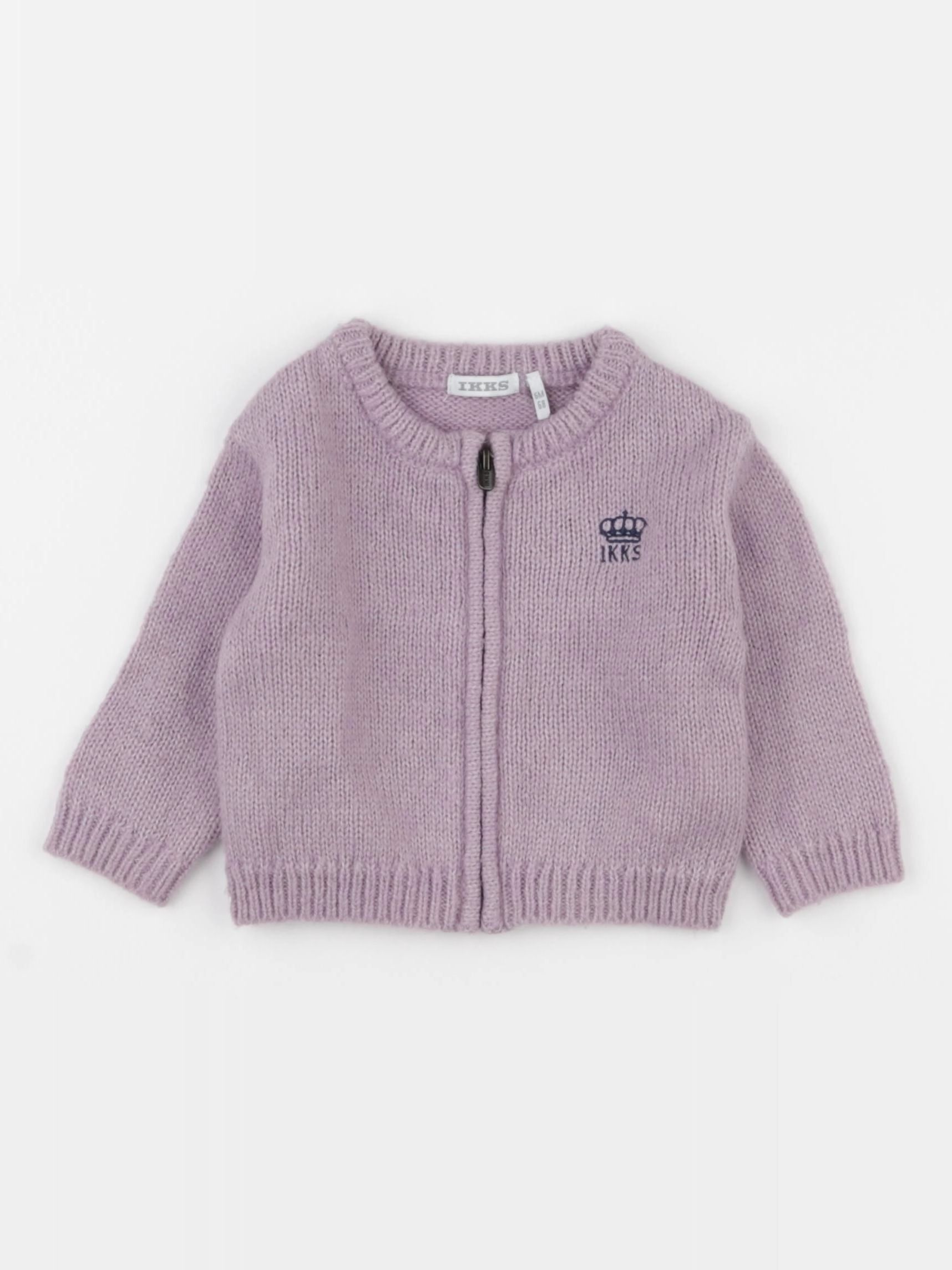 IKKS - gilet violet - 6 mois