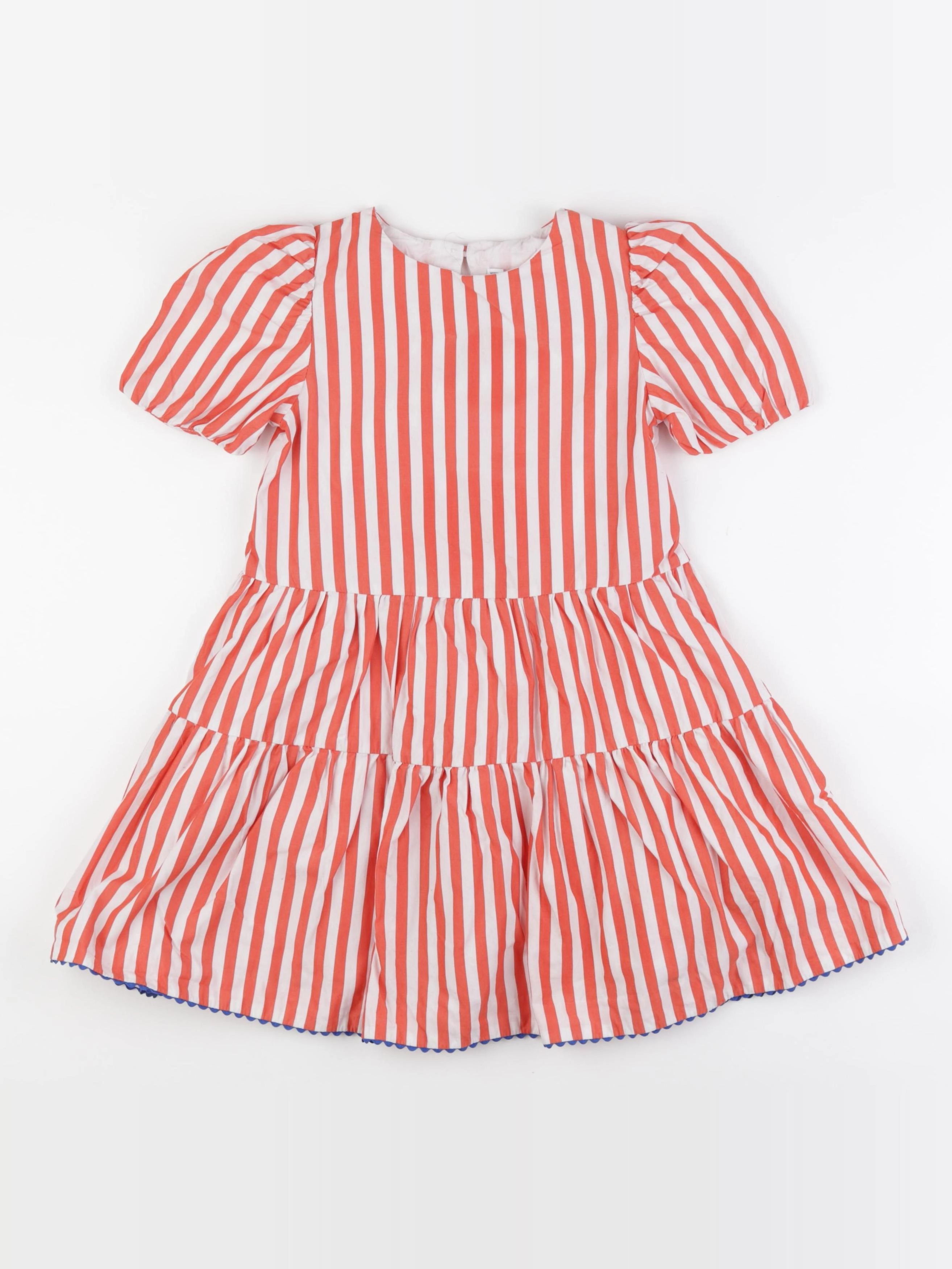 Jacadi - robe blanc, rouge - 6 ans