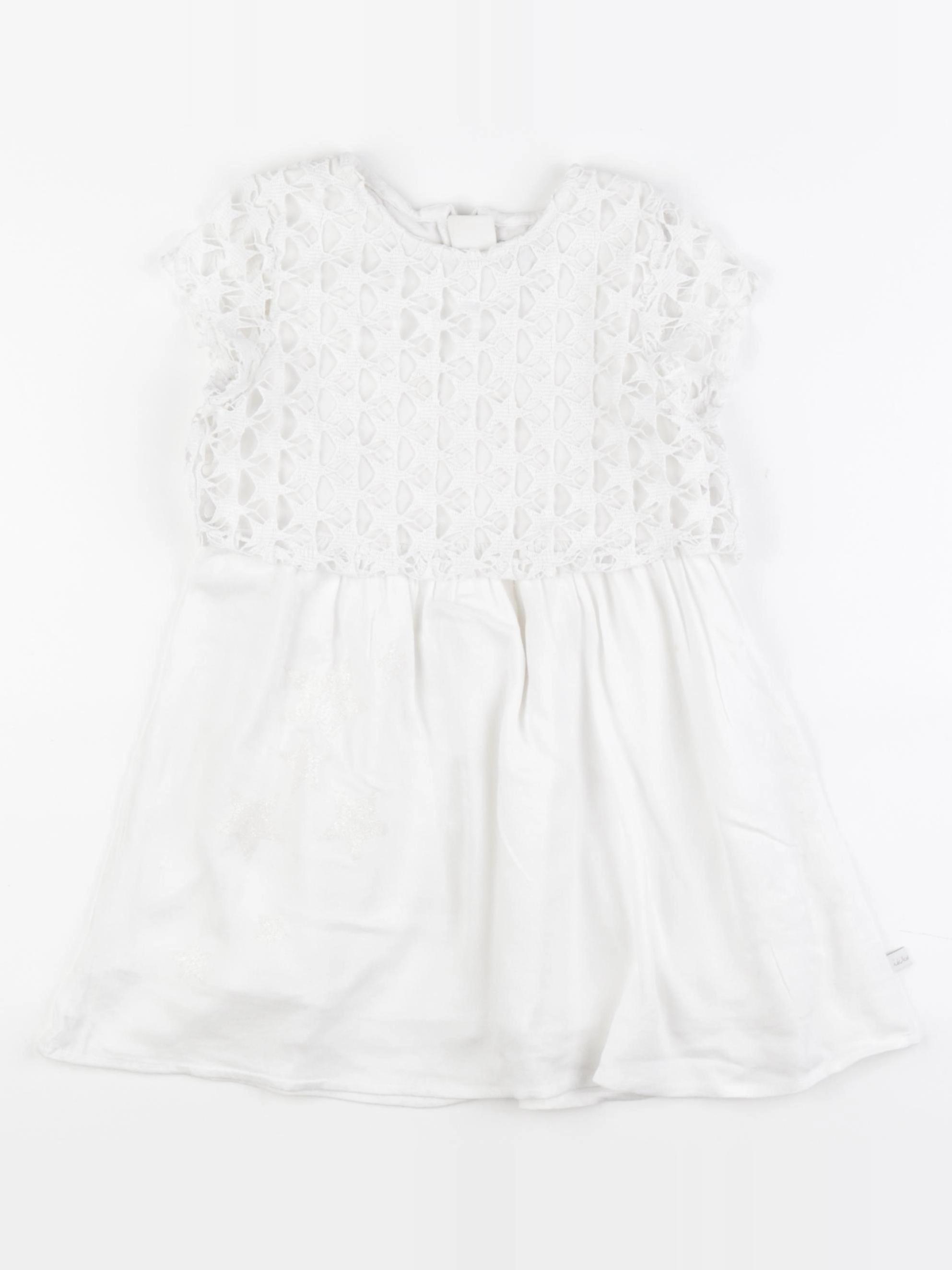 IKKS - robe blanc - 4 ans