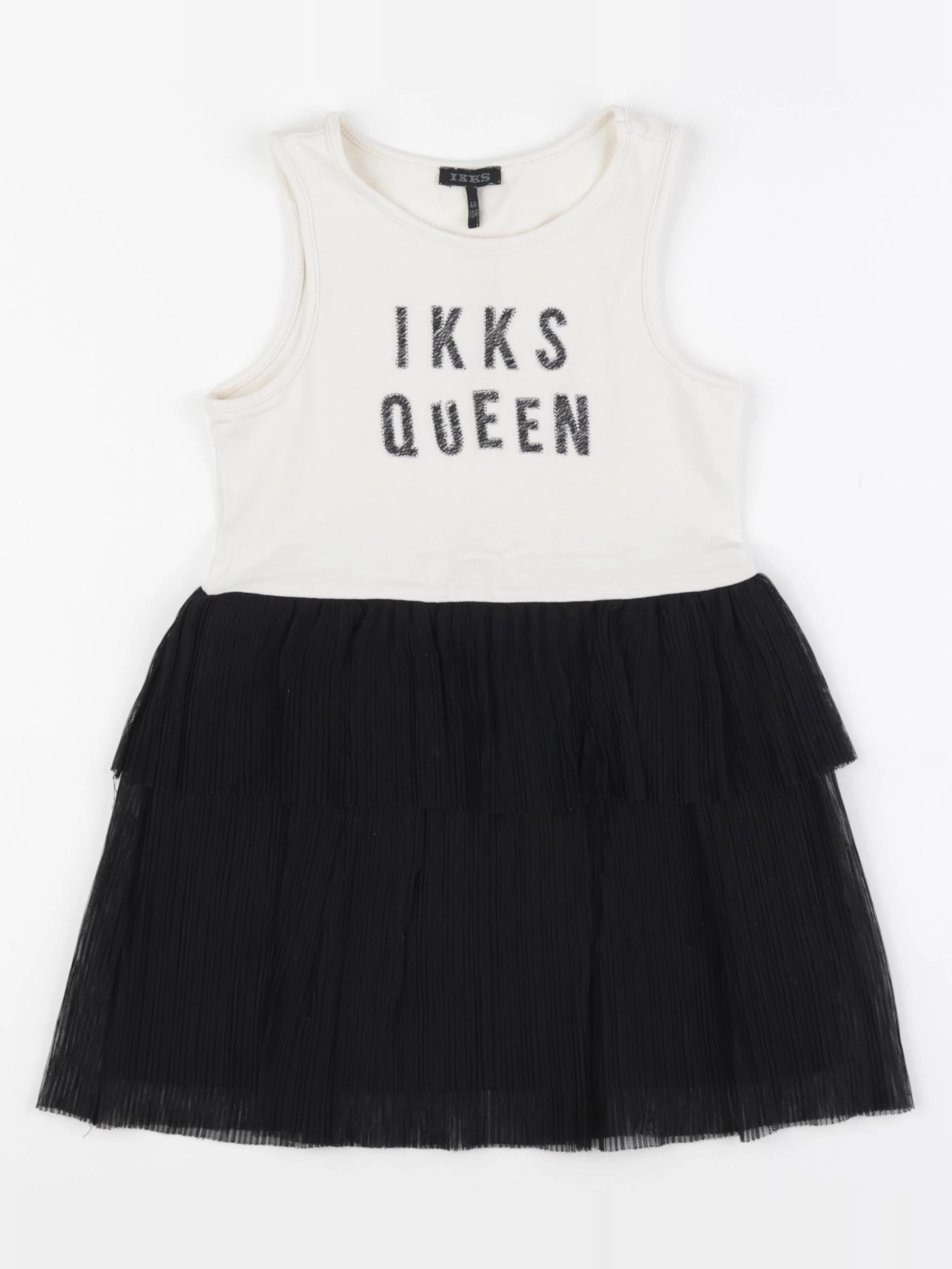IKKS - robe noir - 4 ans