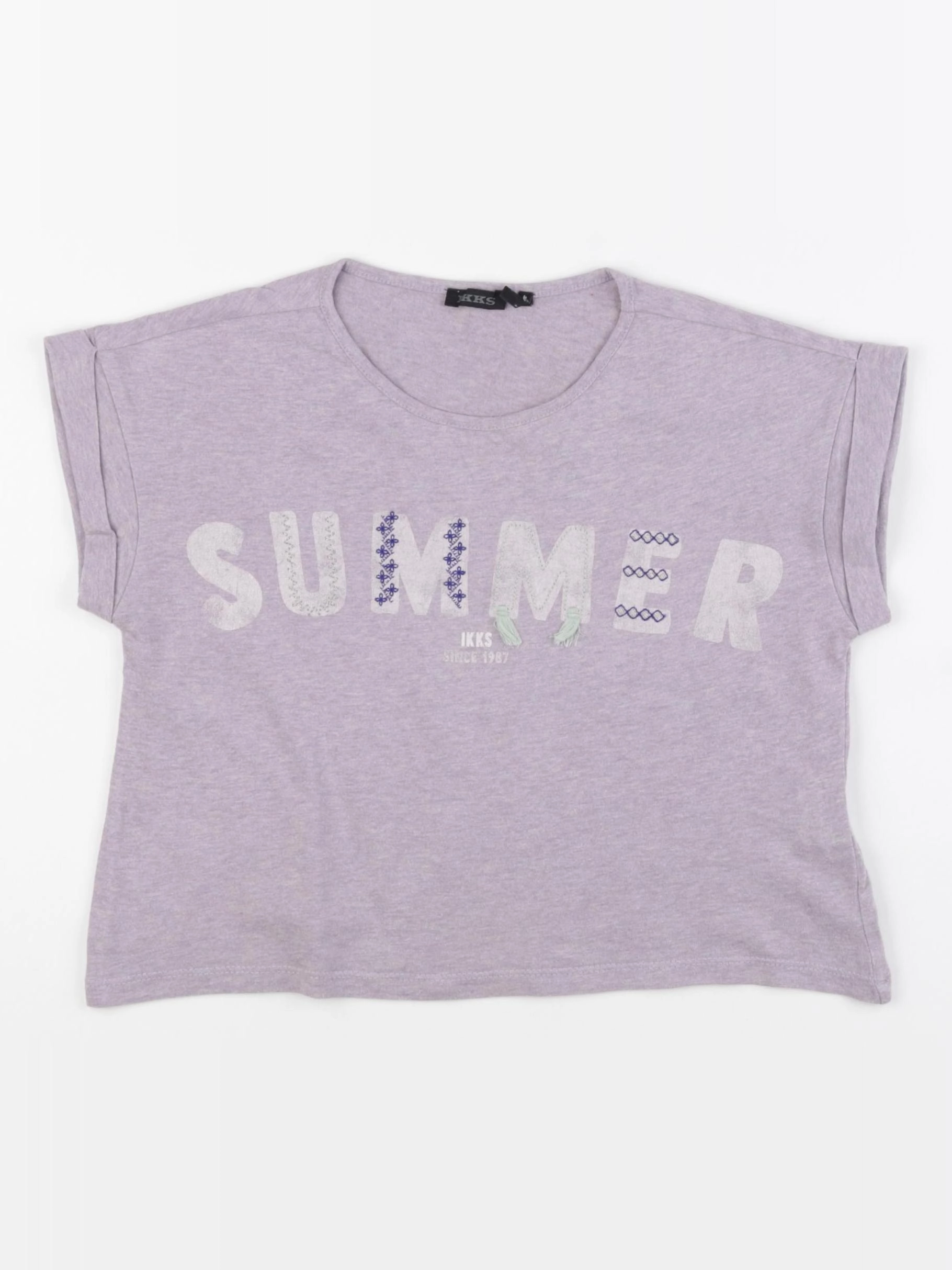 IKKS - tee-shirt violet - 6 ans