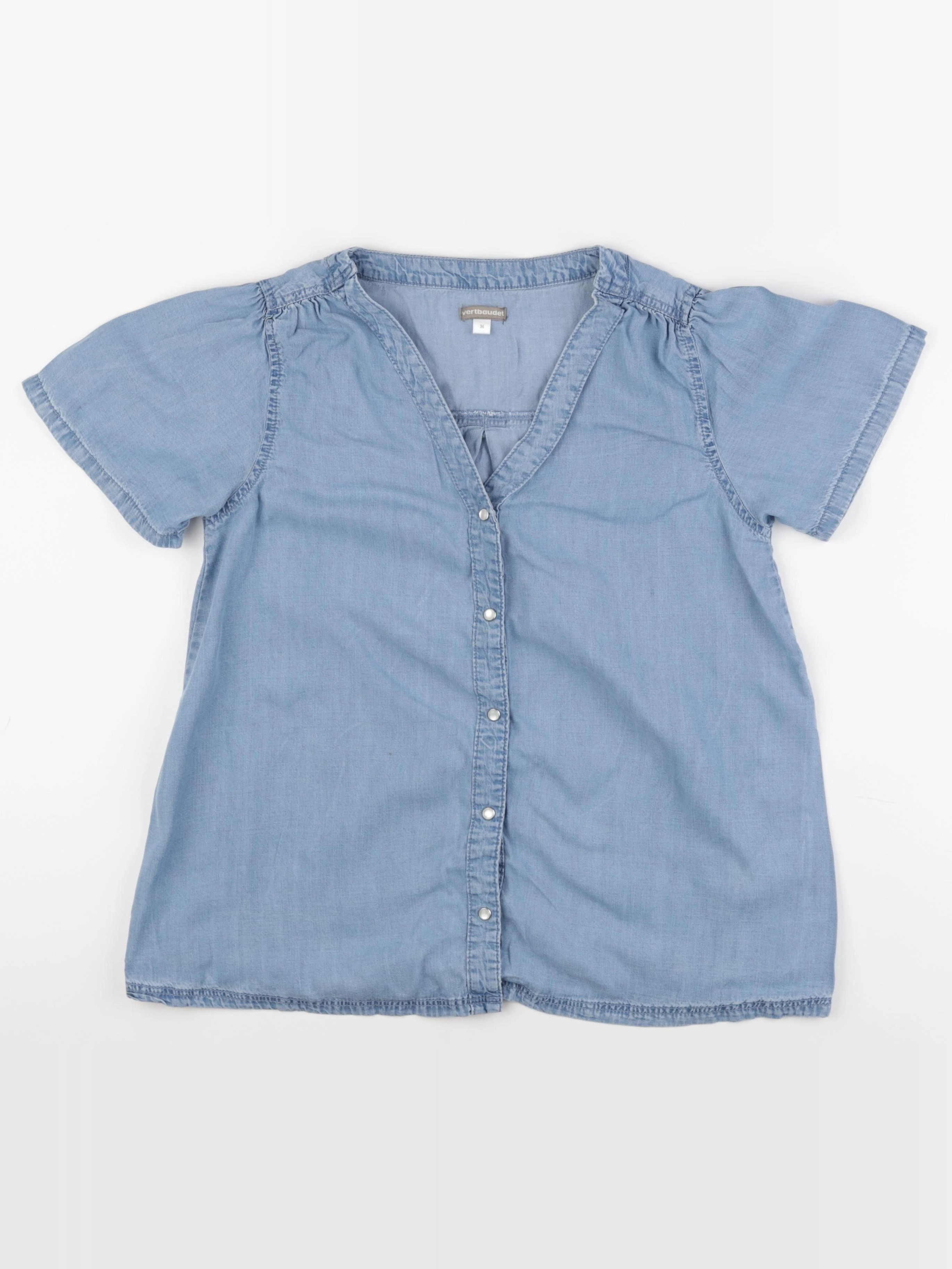 Vertbaudet - blouse grossesse bleu - 36