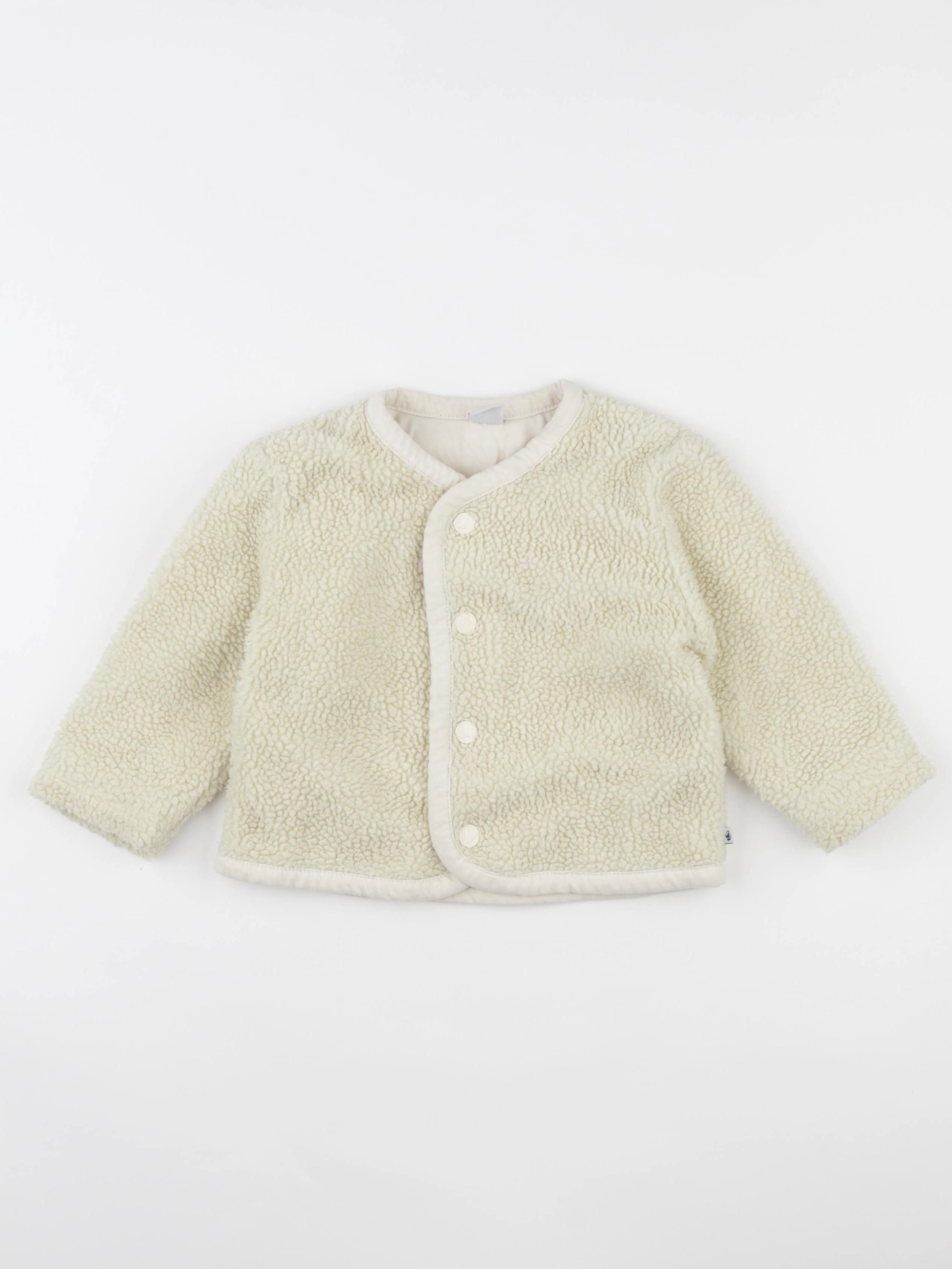 Petit Bateau - veste blanc - 36 mois