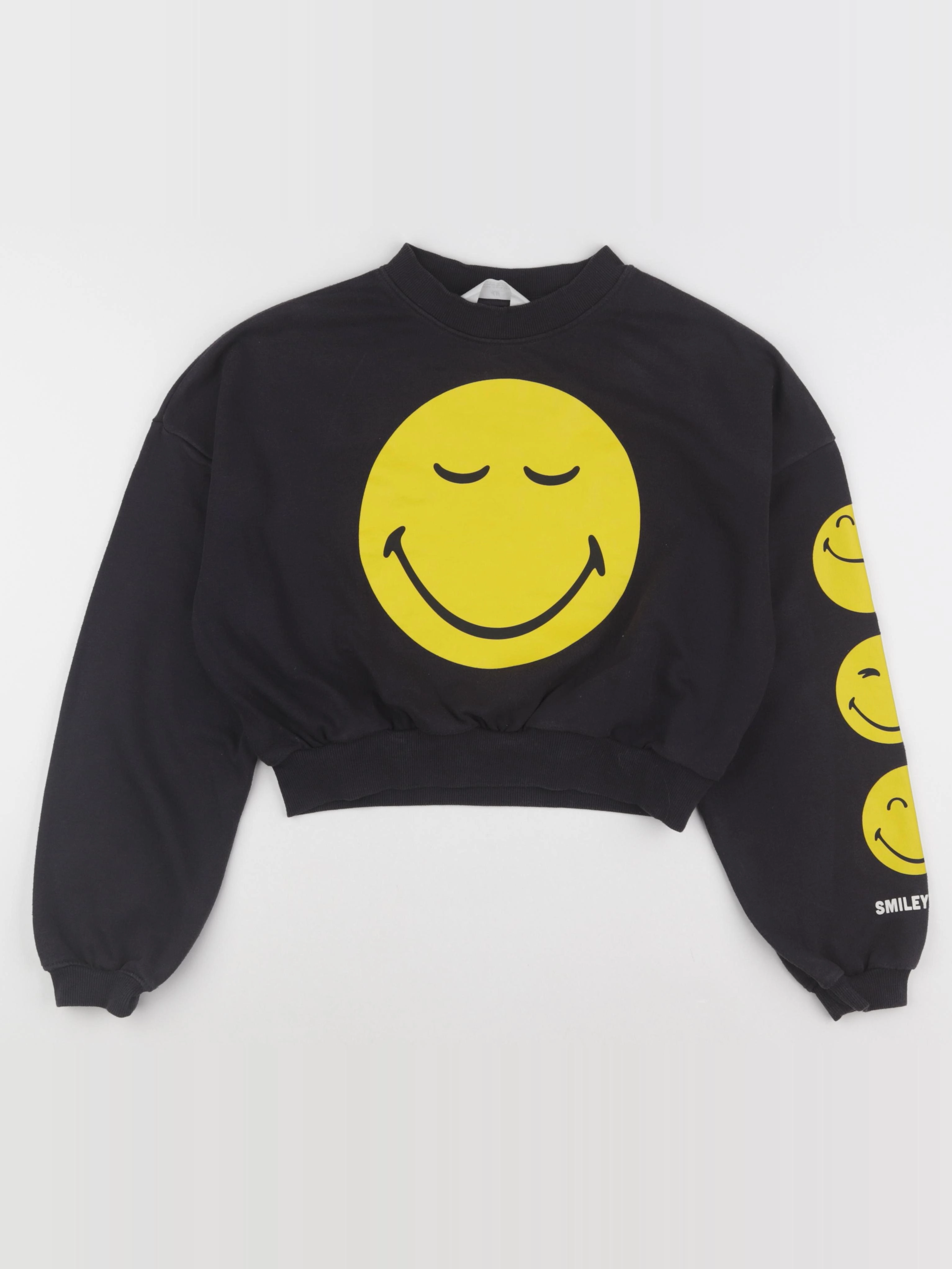 H&M - sweat noir - 16 ans