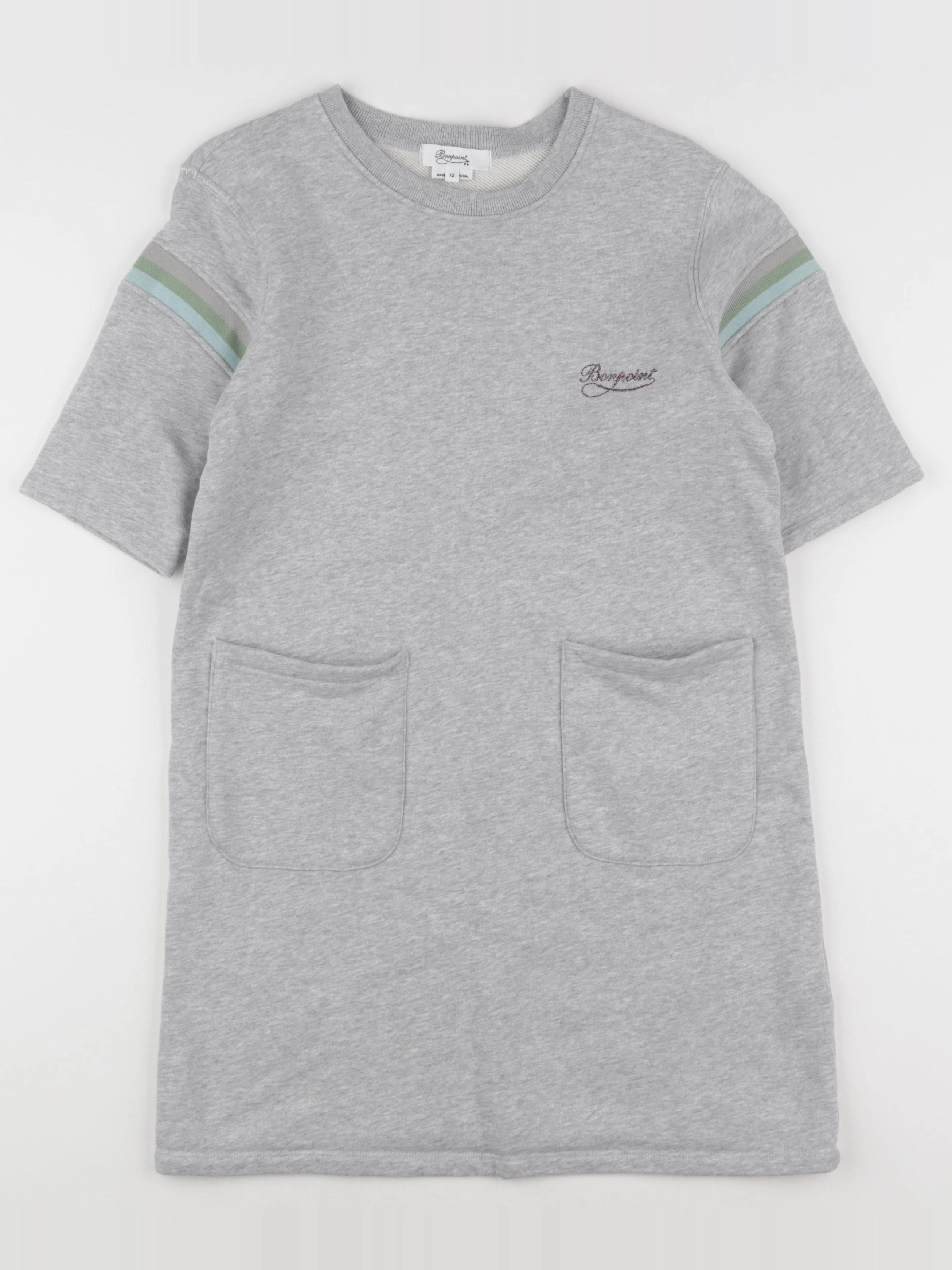 Bonpoint - robe gris - 12 ans