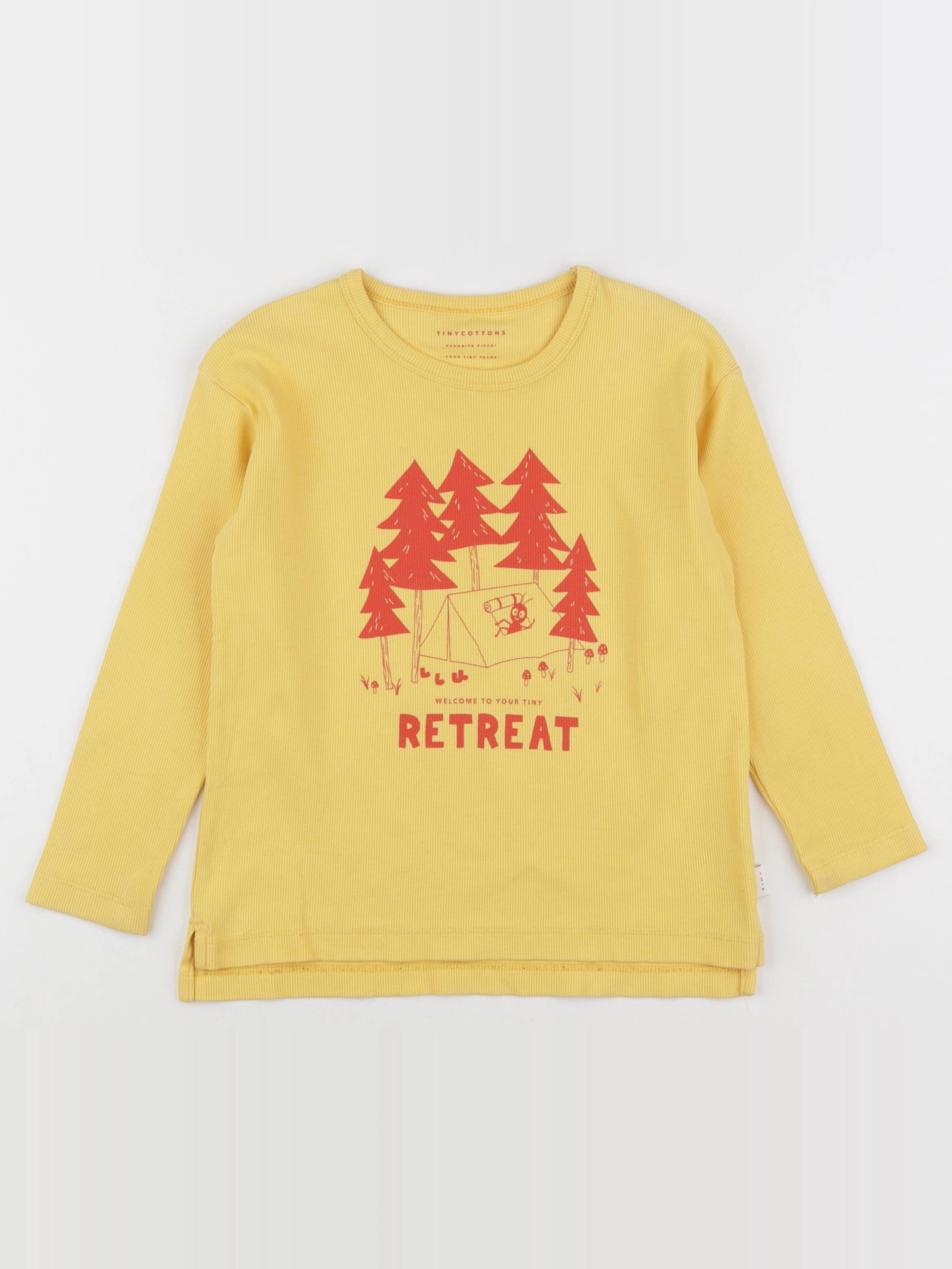 Tiny Cottons - tee-shirt jaune - 4 ans