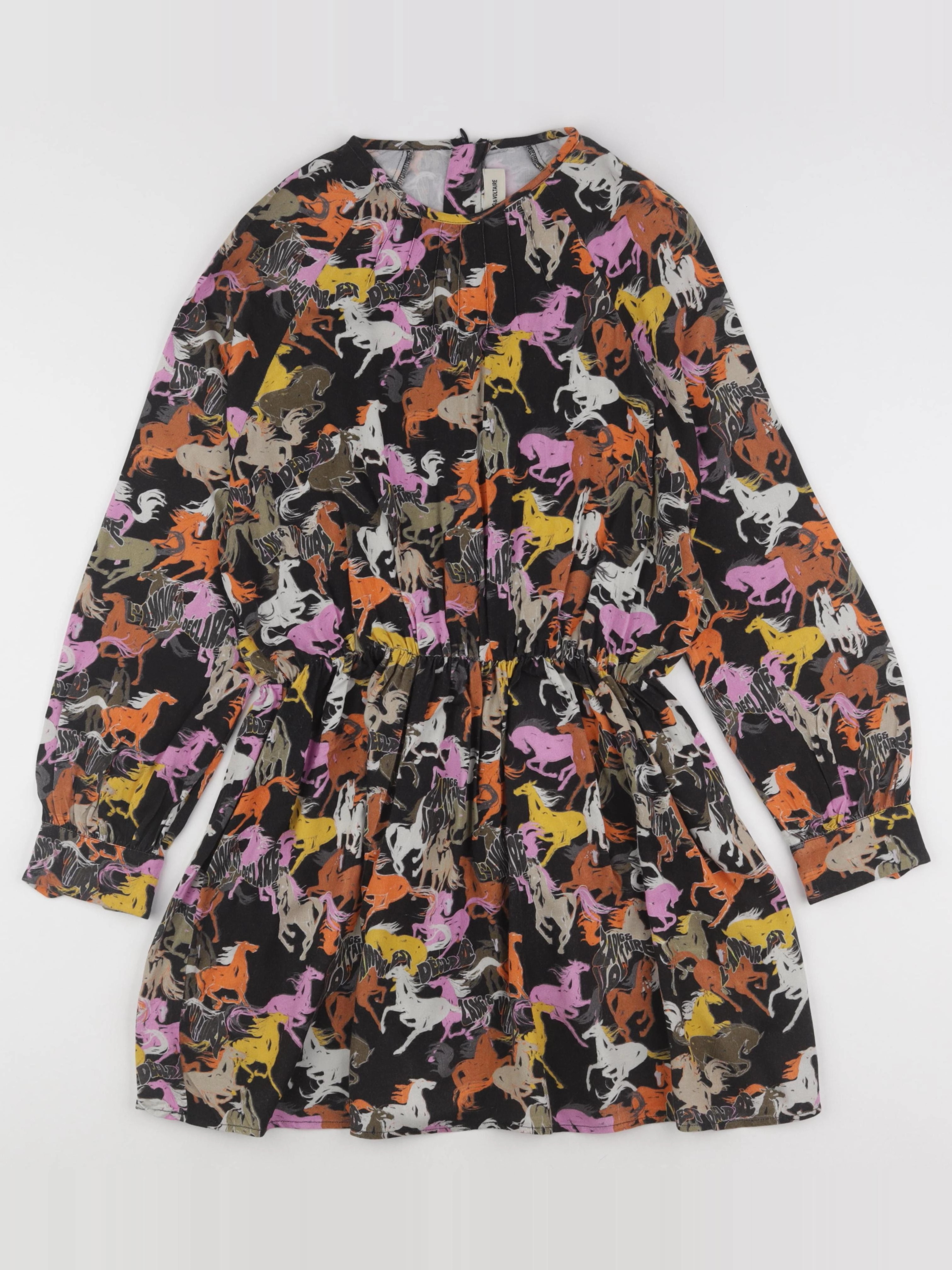 Zadig & Voltaire - robe multicolore - 14 ans
