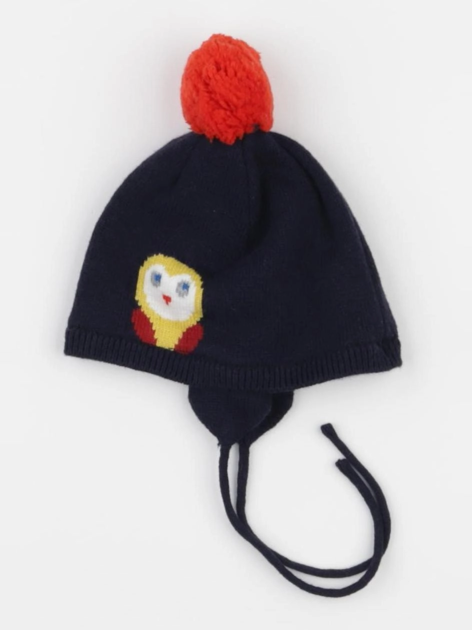 Jacadi - bonnet bleu - 1 mois