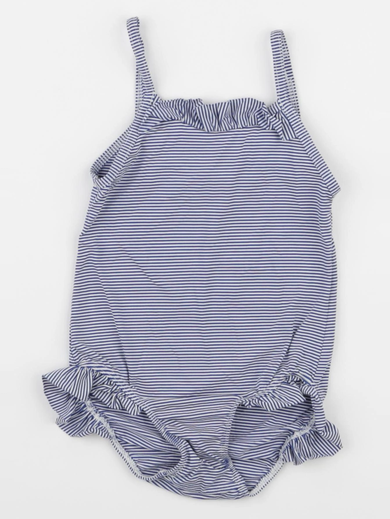 Petit Bateau - maillot de bain bleu, blanc - 24 mois