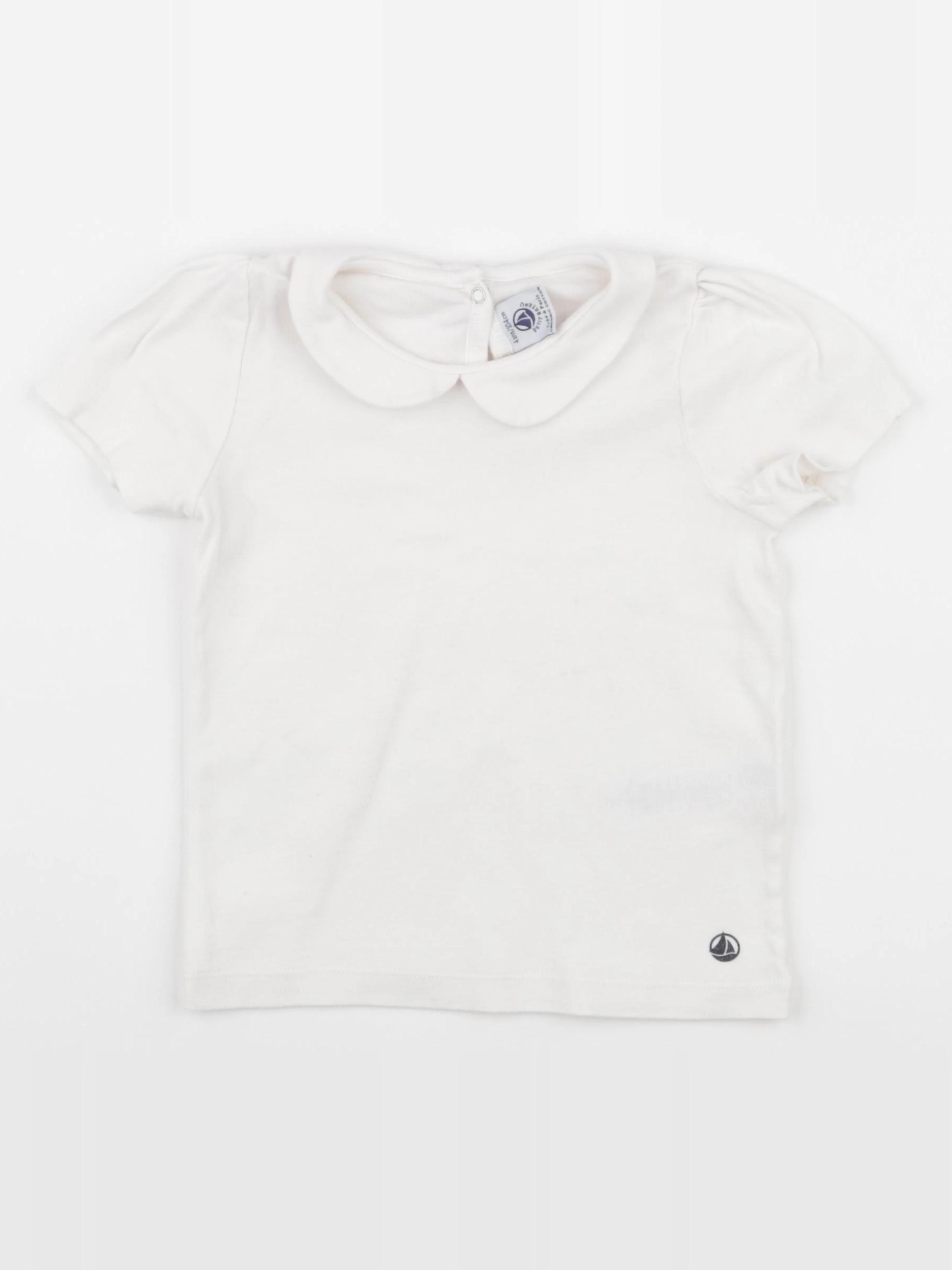 Petit Bateau - tee-shirt blanc - 4 ans