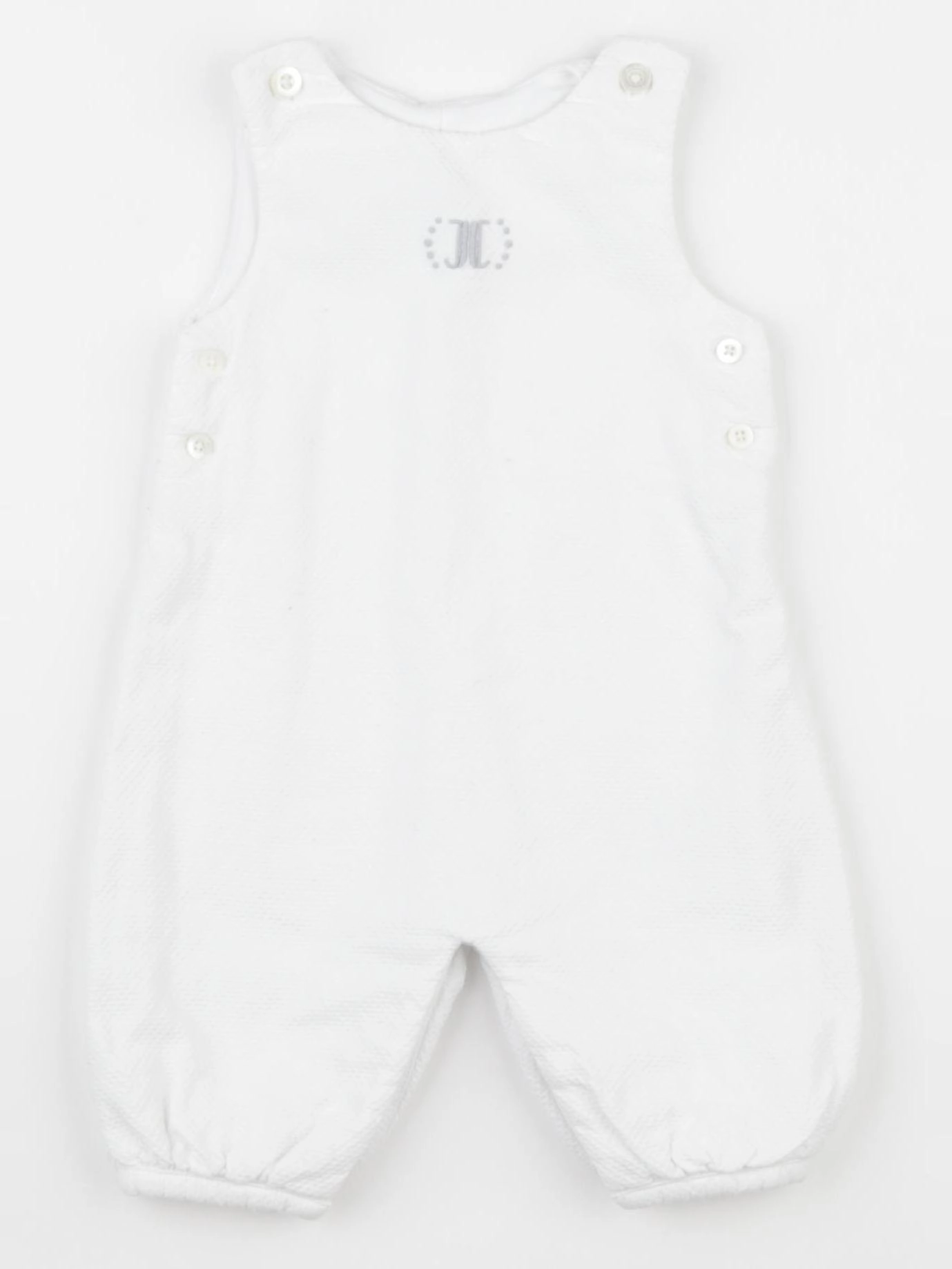 Jacadi - combinaison doublé blanc - 1 mois