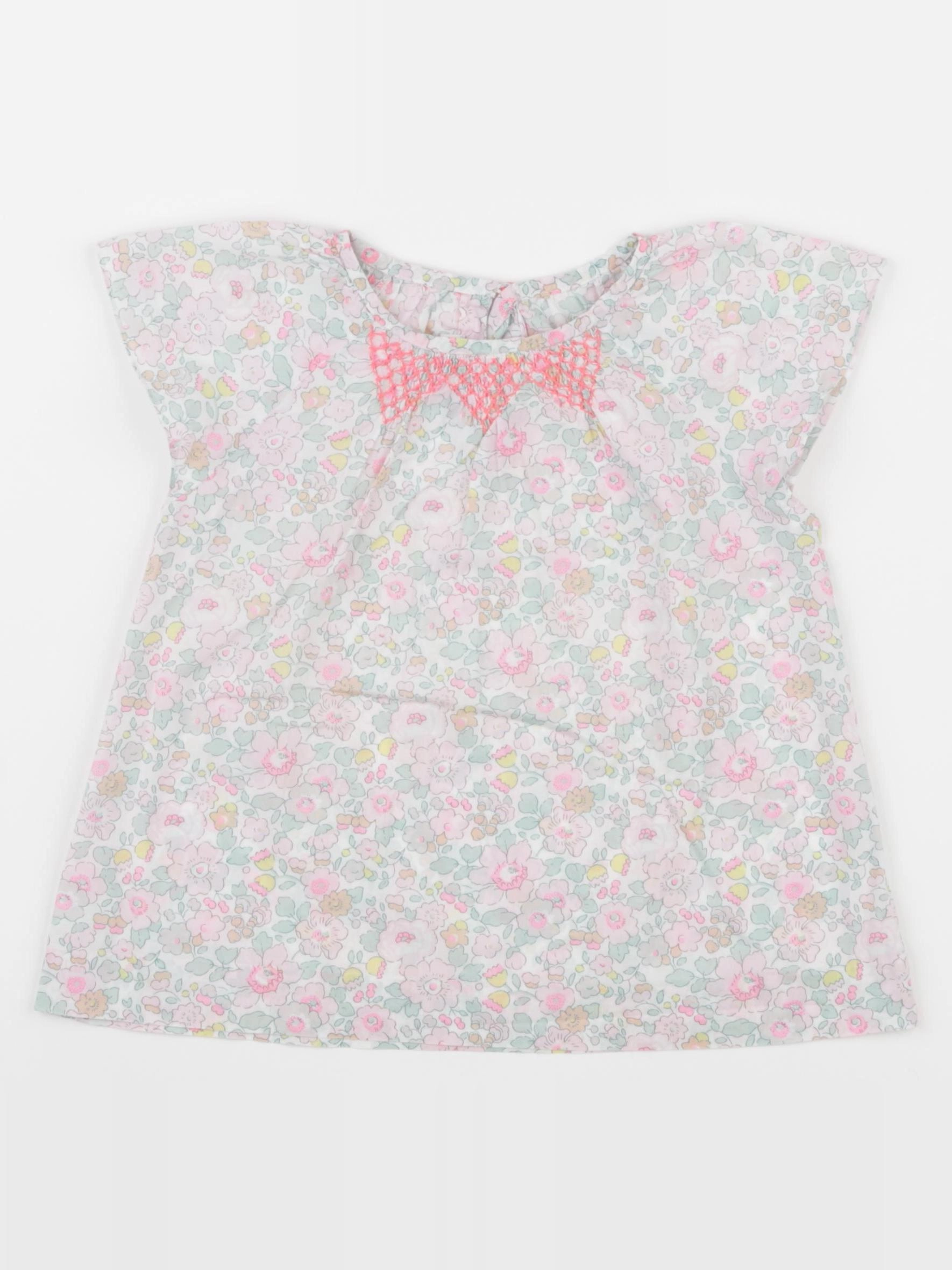 Jacadi - blouse liberty multicolore - 4 ans