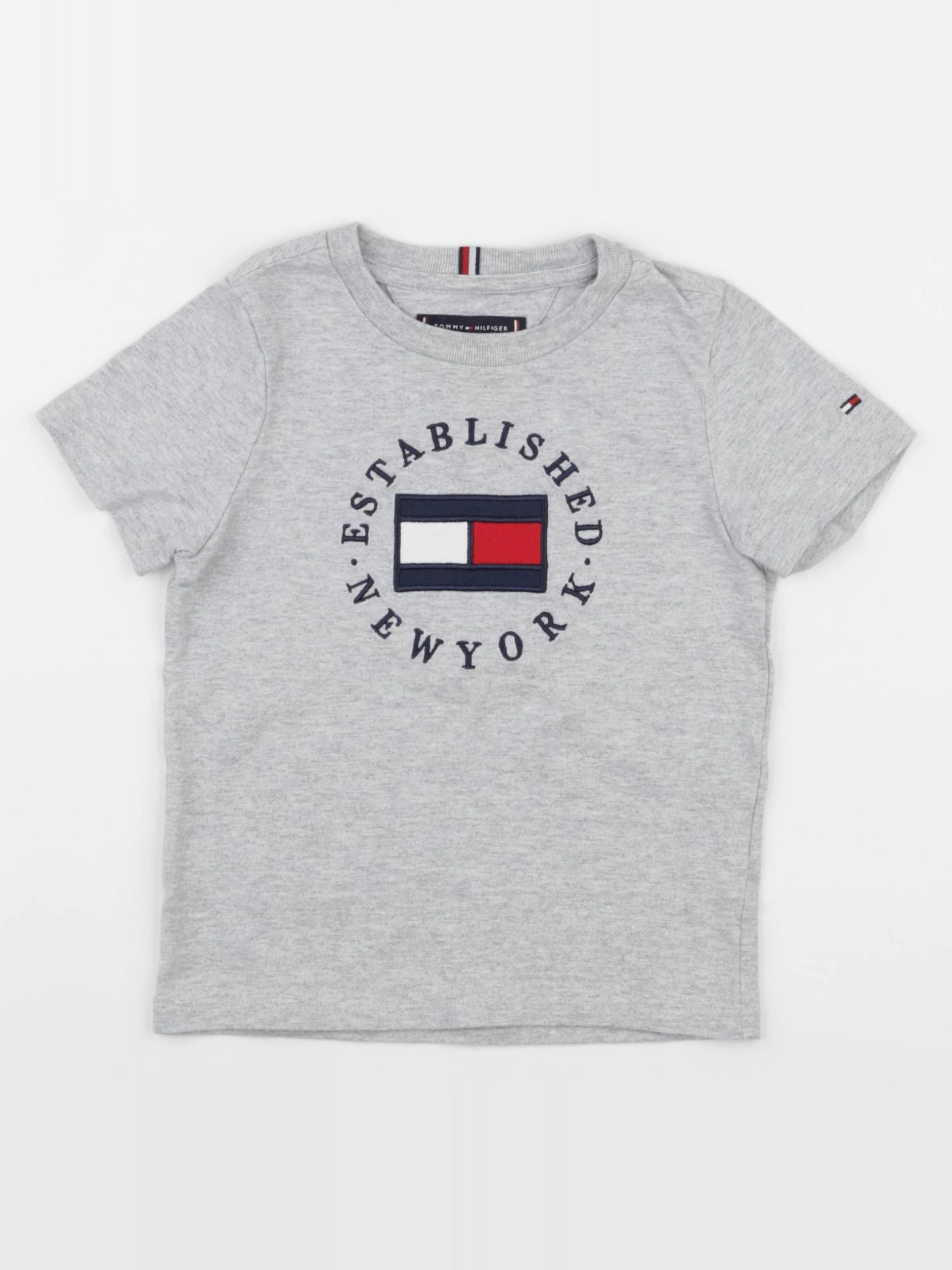 Tommy Hilfiger - tee-shirt gris - 4 ans