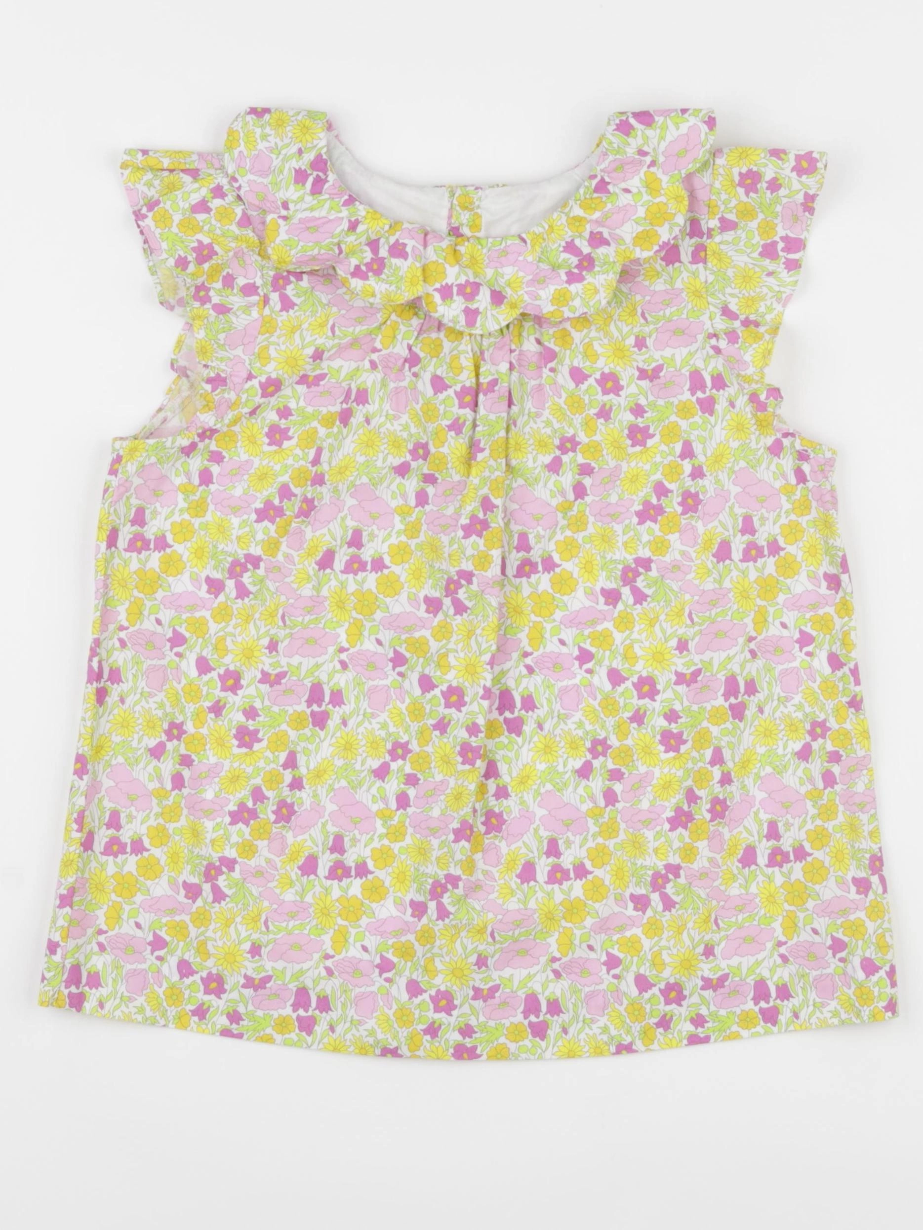 Jacadi - blouse liberty multicolore - 8 ans