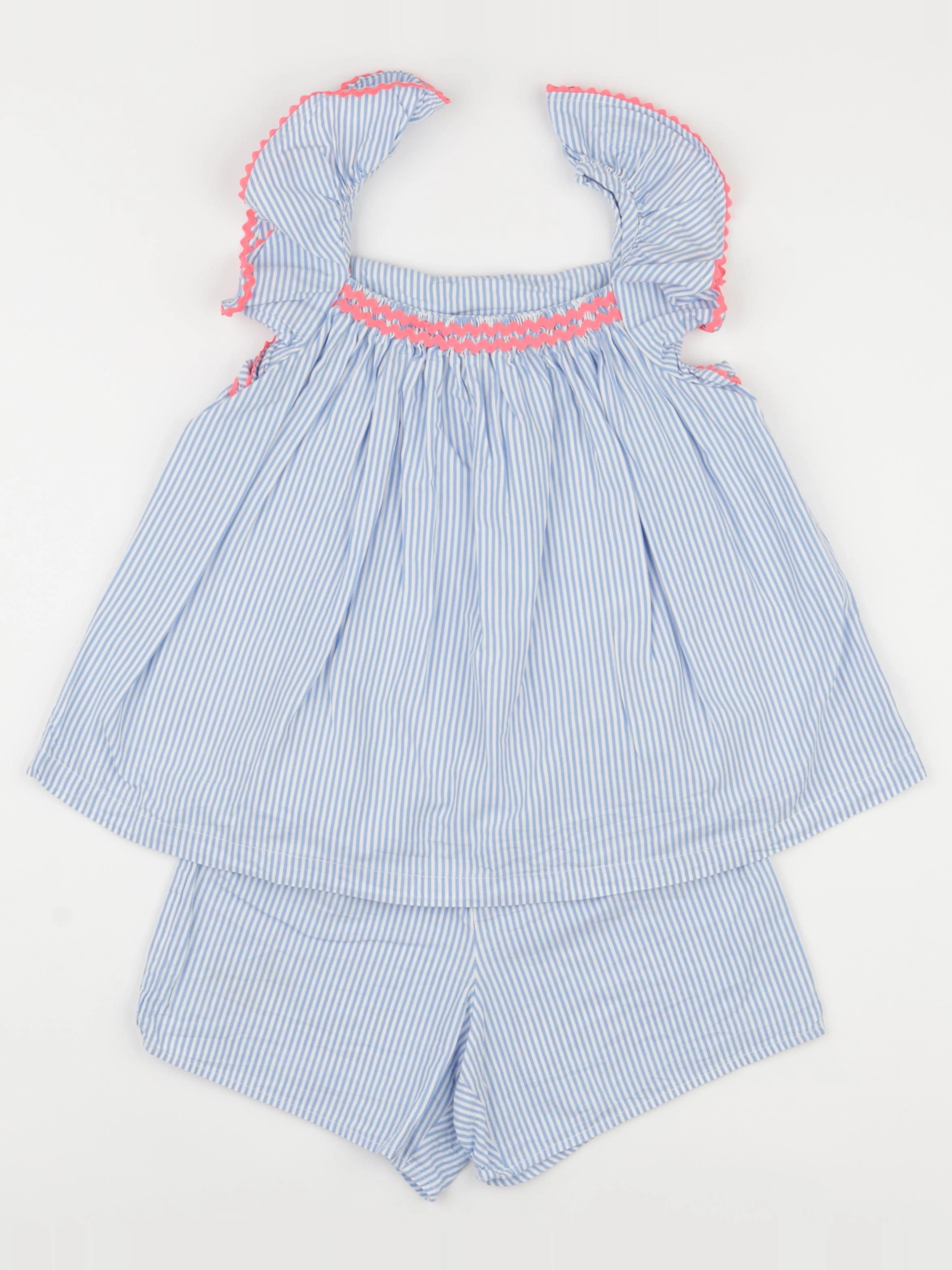 Jacadi - pyjama coton bleu - 8 ans
