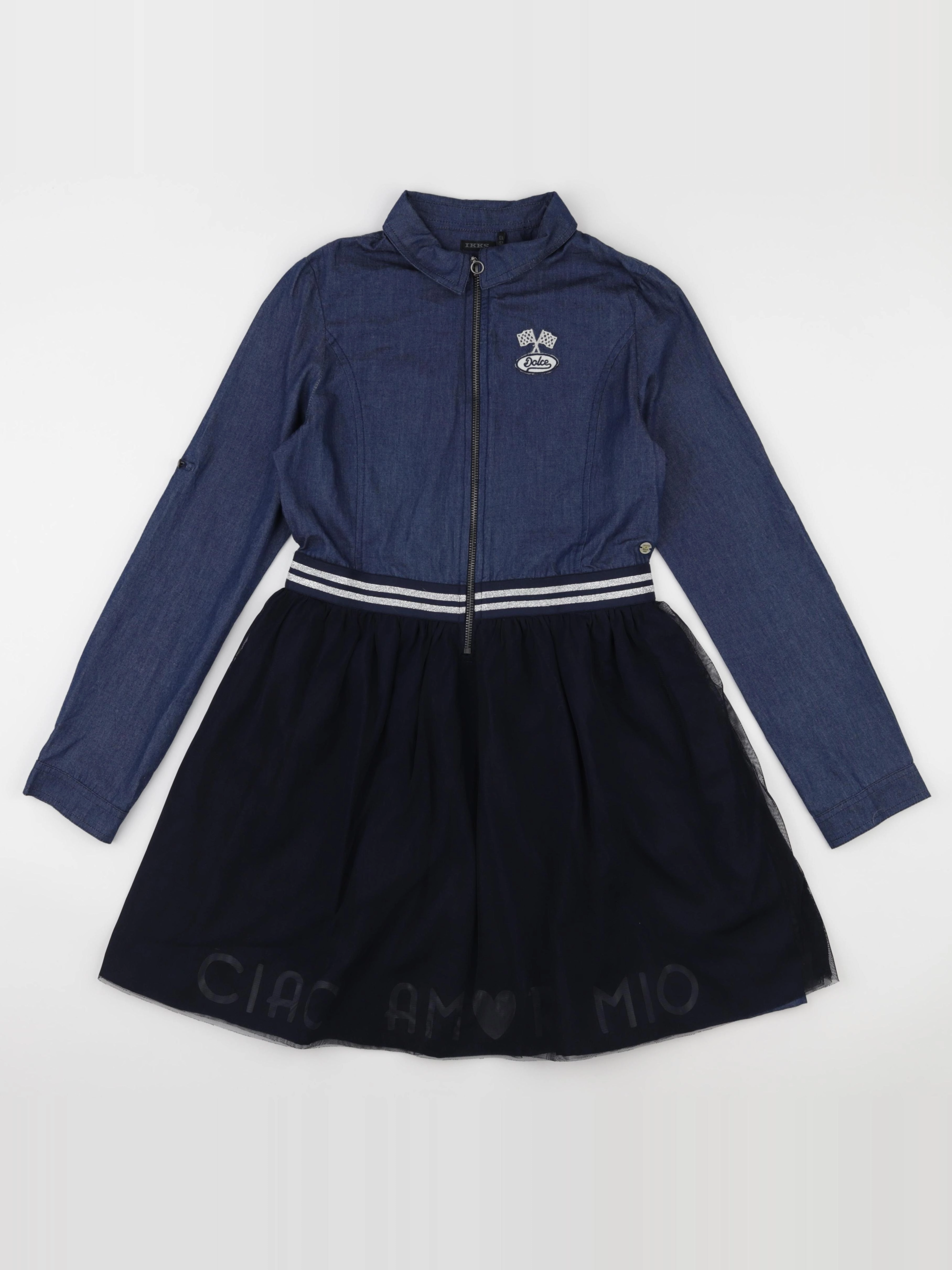IKKS - robe bleu - 12 ans