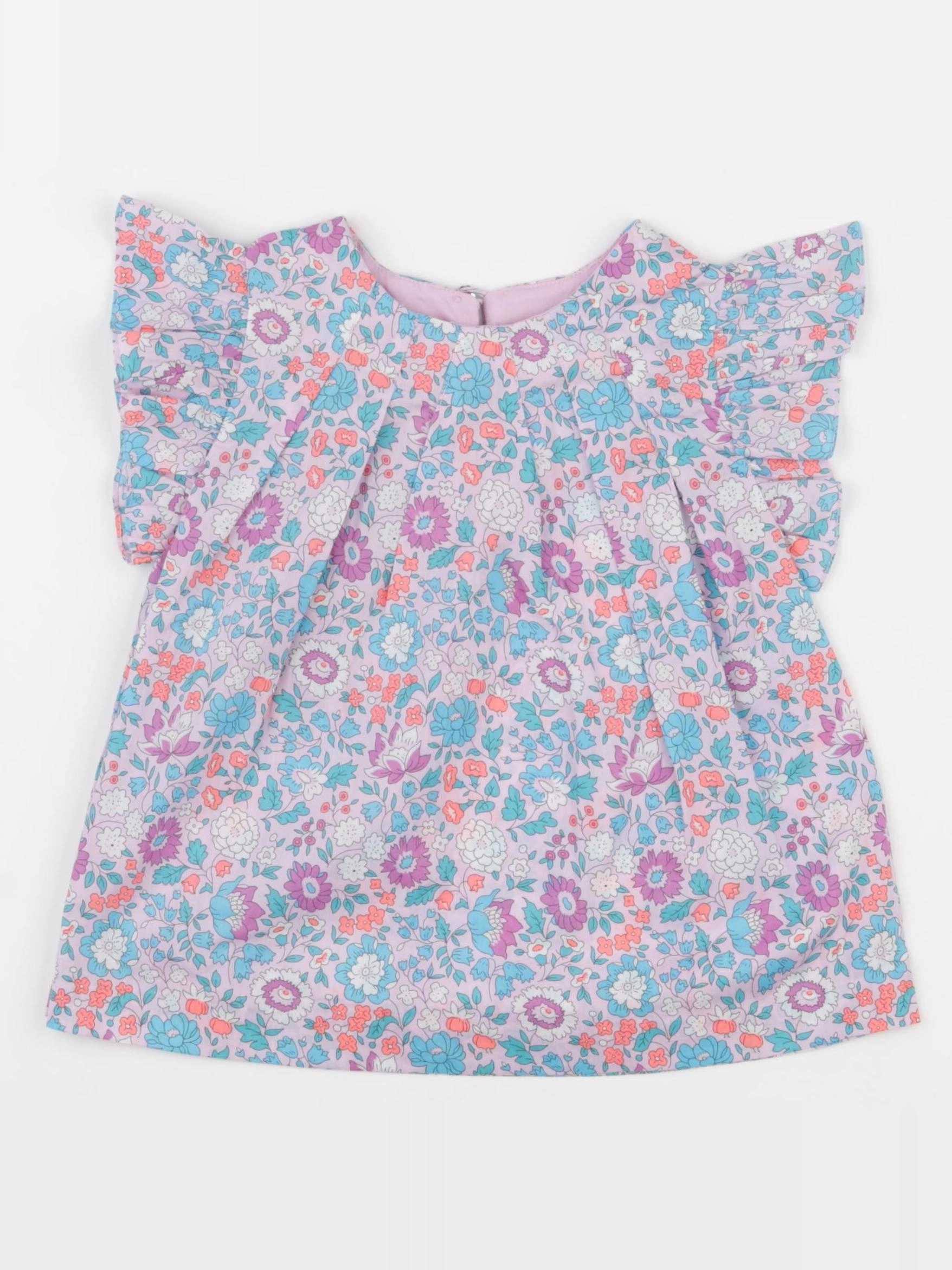Jacadi - blouse liberty violet - 4 ans