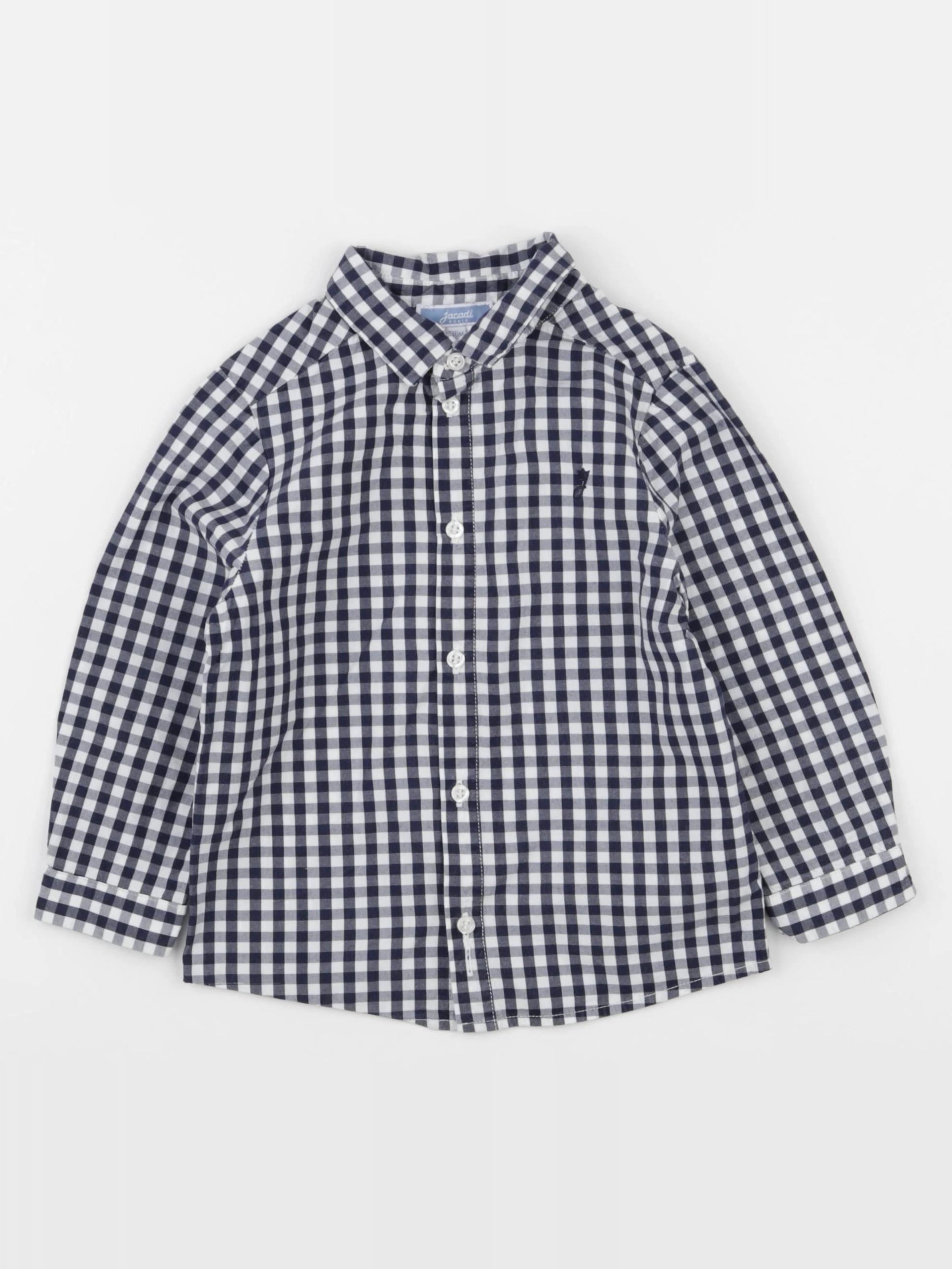 Jacadi - chemise blanc, bleu - 36 mois