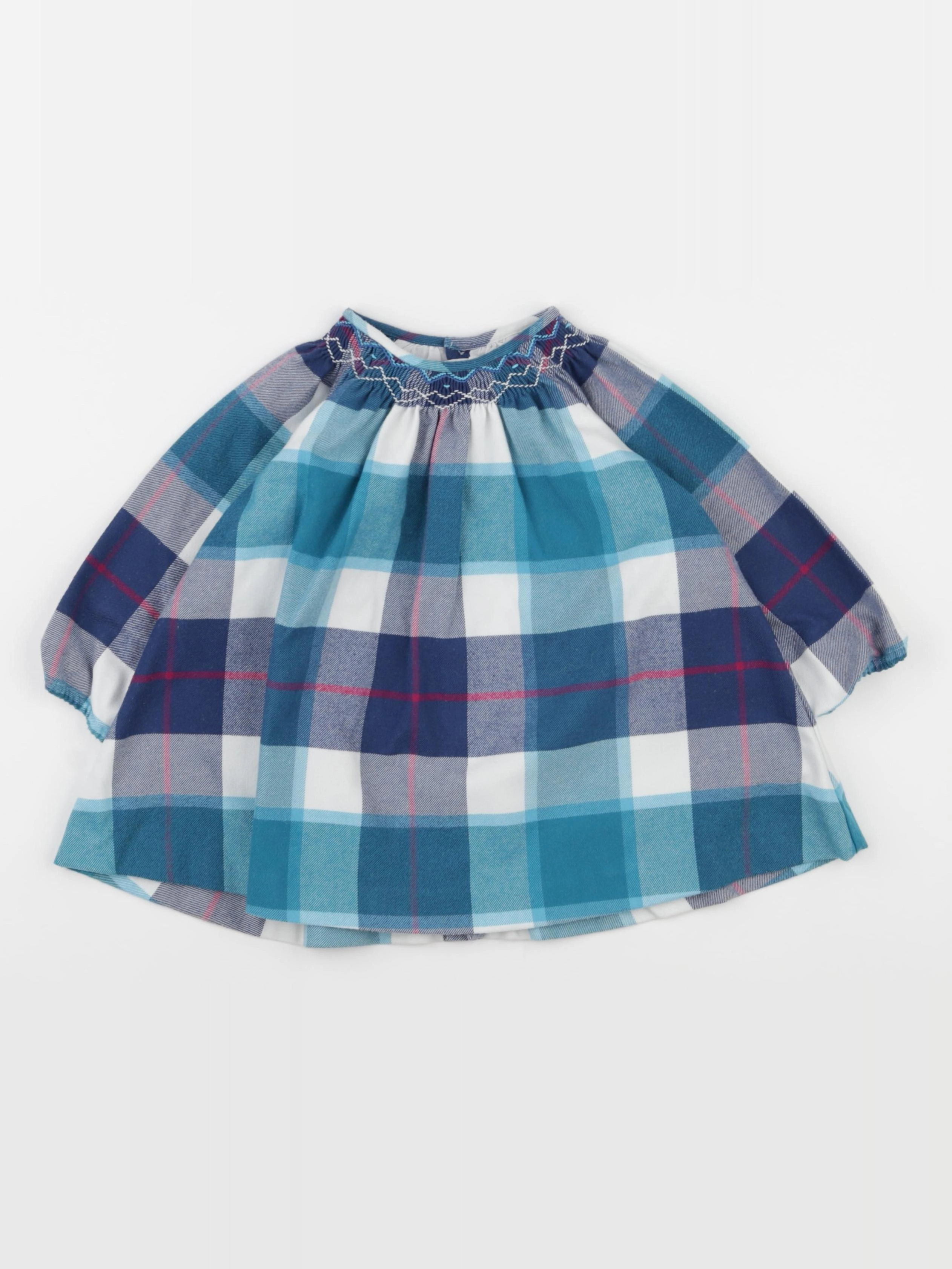 Jacadi - robe bleu, blanc - 18 mois