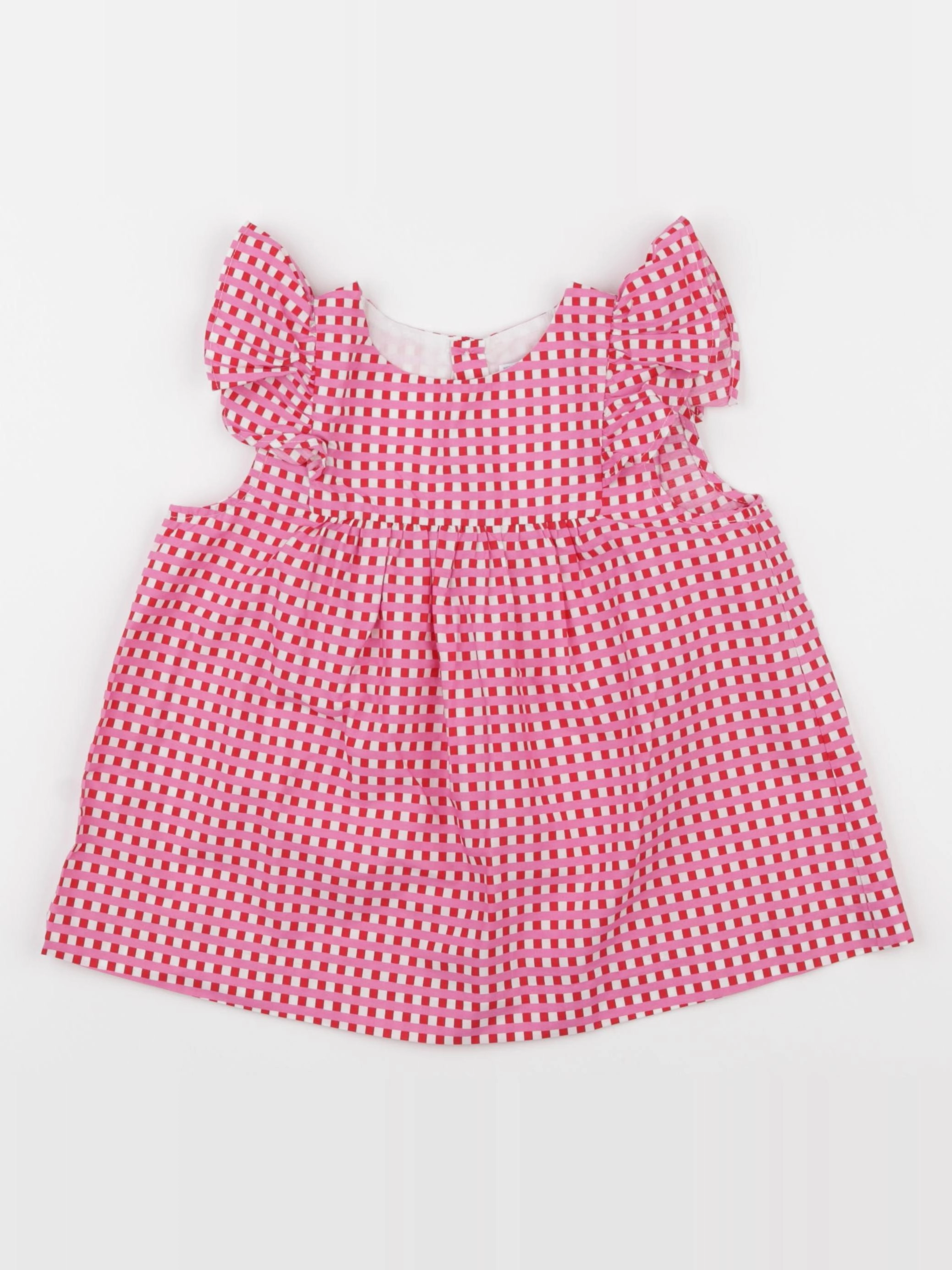 Jacadi - blouse rose, rouge - 4 ans