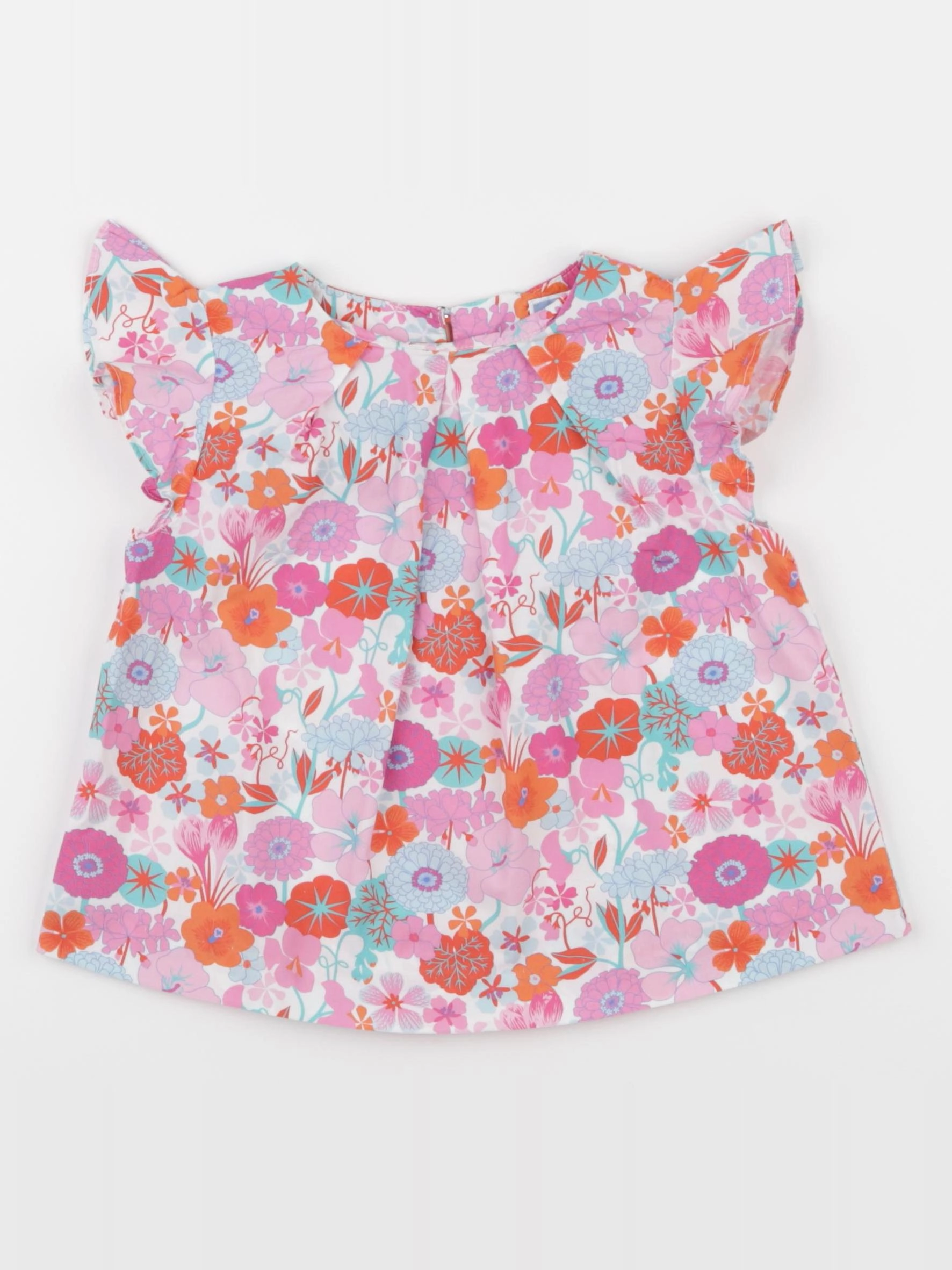 Jacadi - blouse liberty multicolore - 4 ans