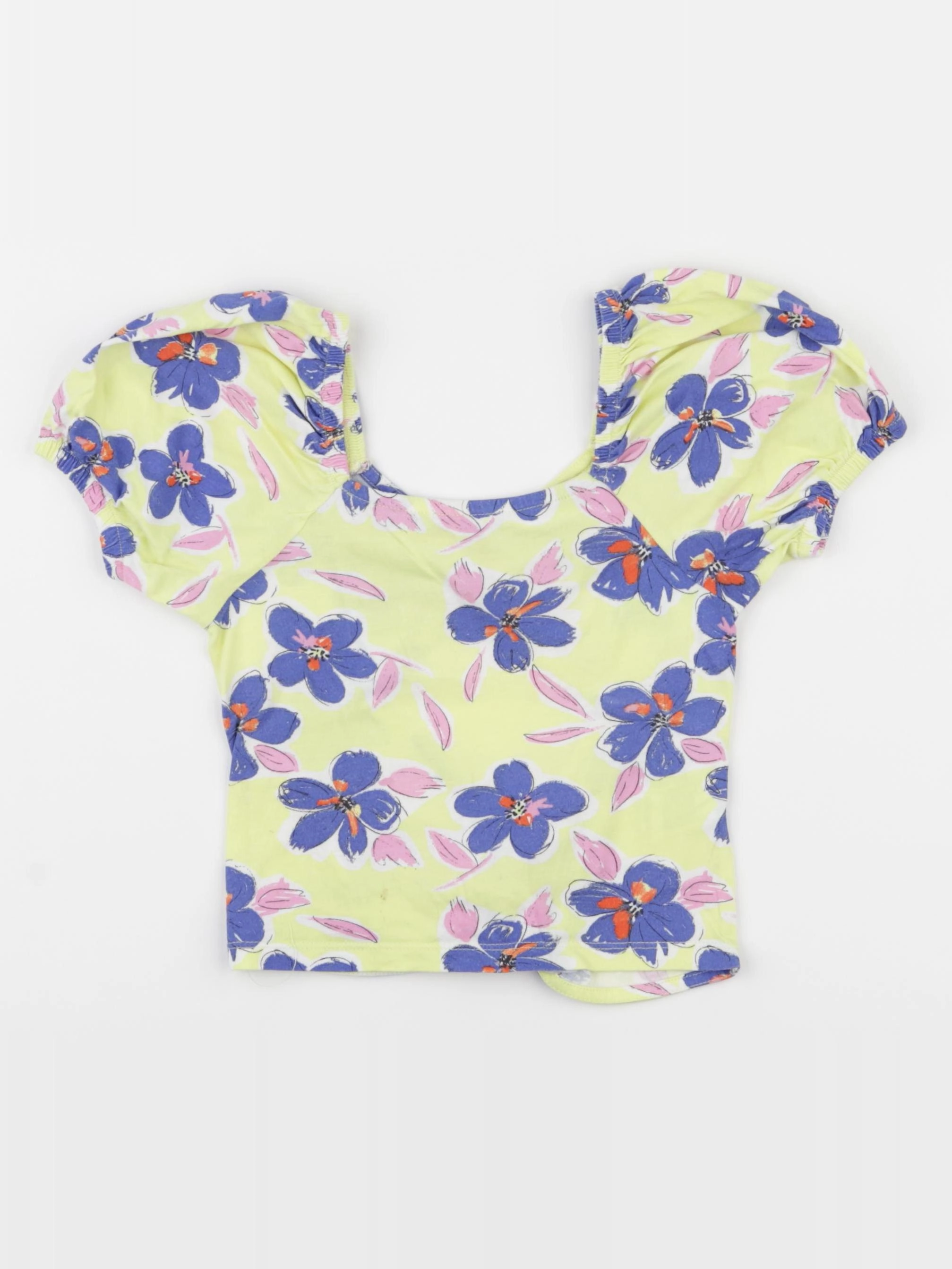 Zara - tee-shirt jaune - 7 ans