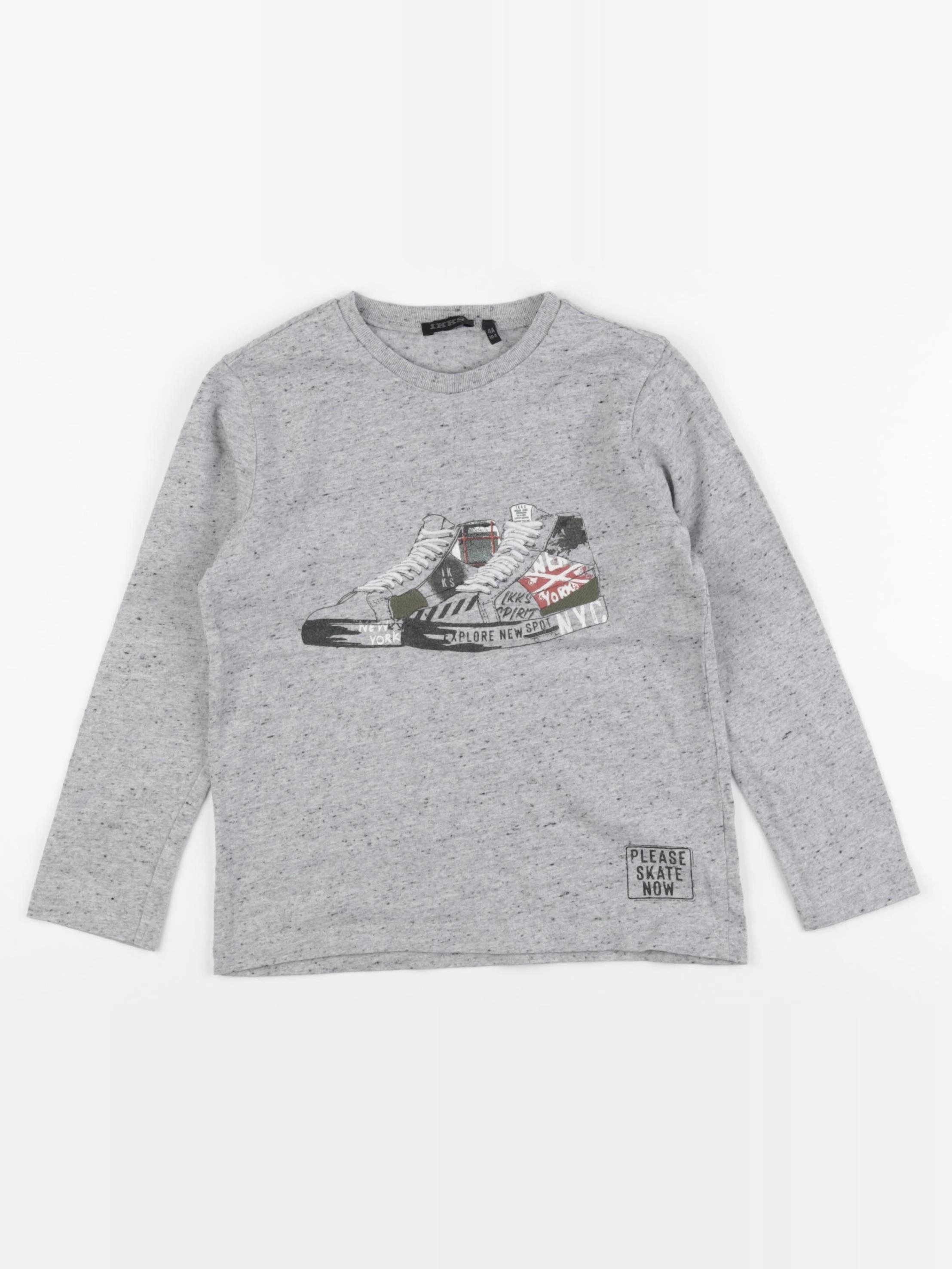 IKKS - tee-shirt gris - 4 ans