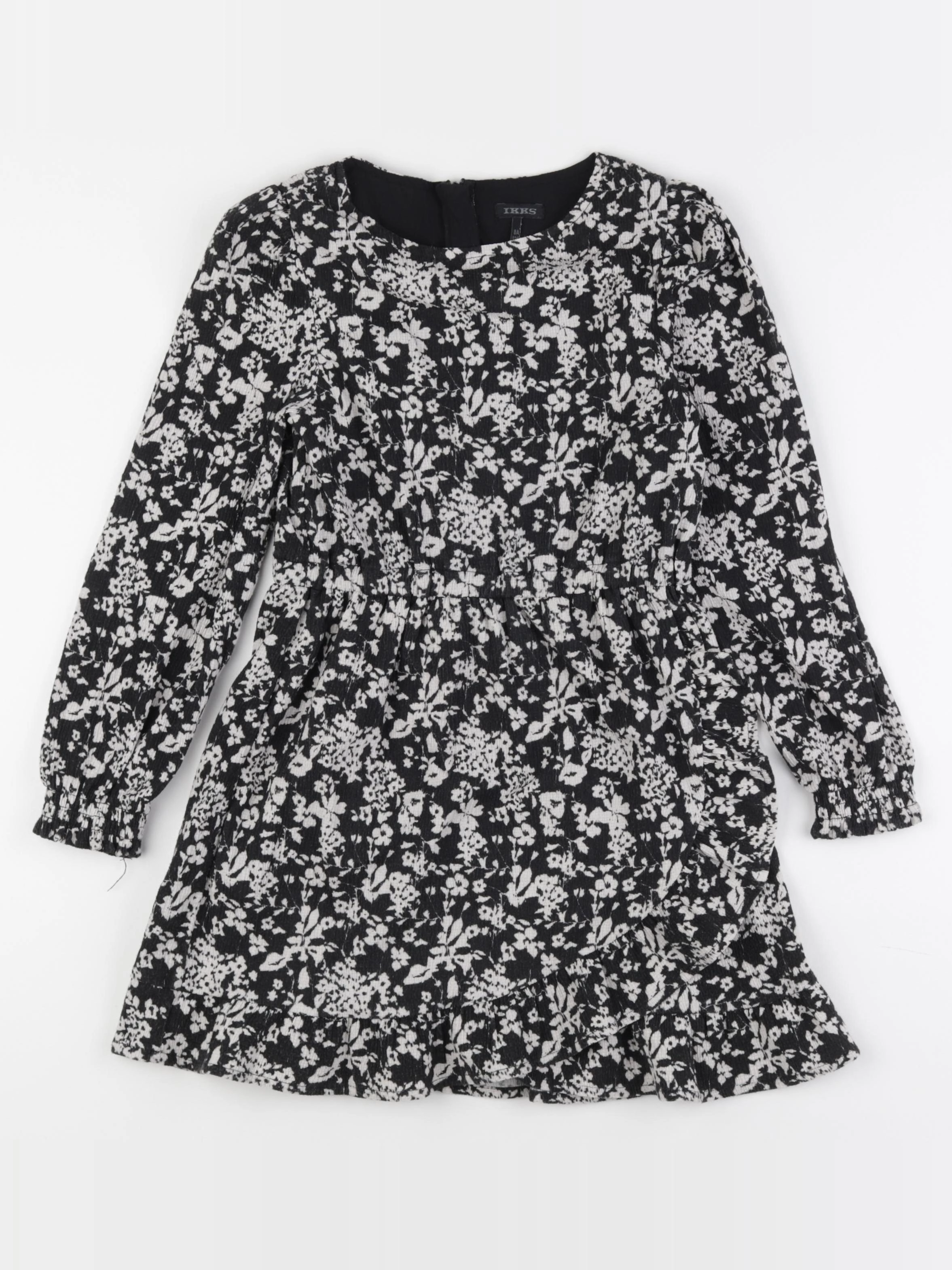 IKKS - robe noir - 8 ans
