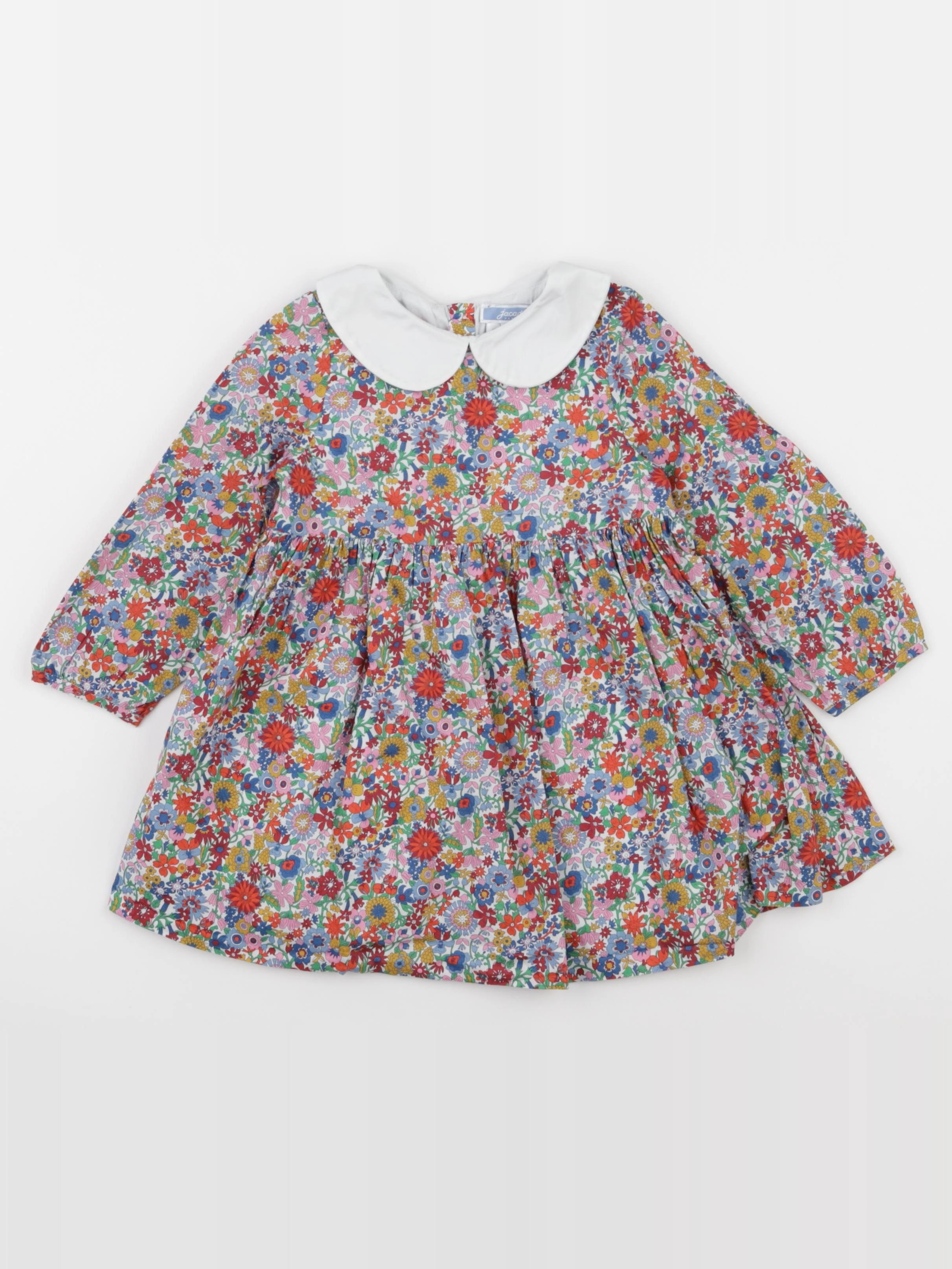 Jacadi - robe liberty multicolore - 24 mois