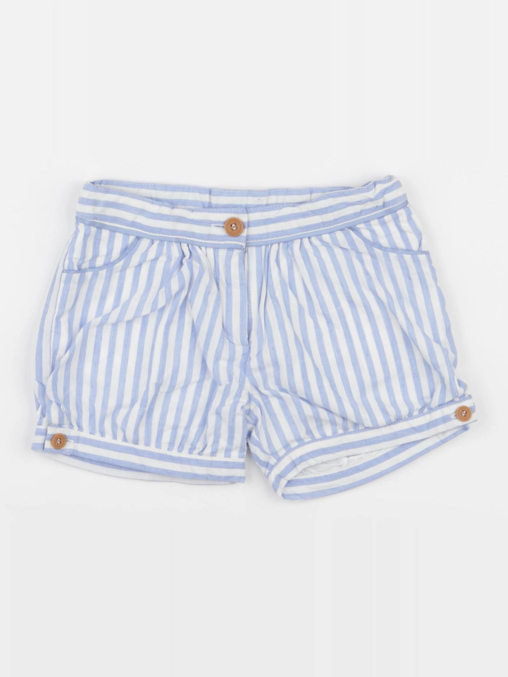 Jacadi - short bleu, blanc - 5 ans