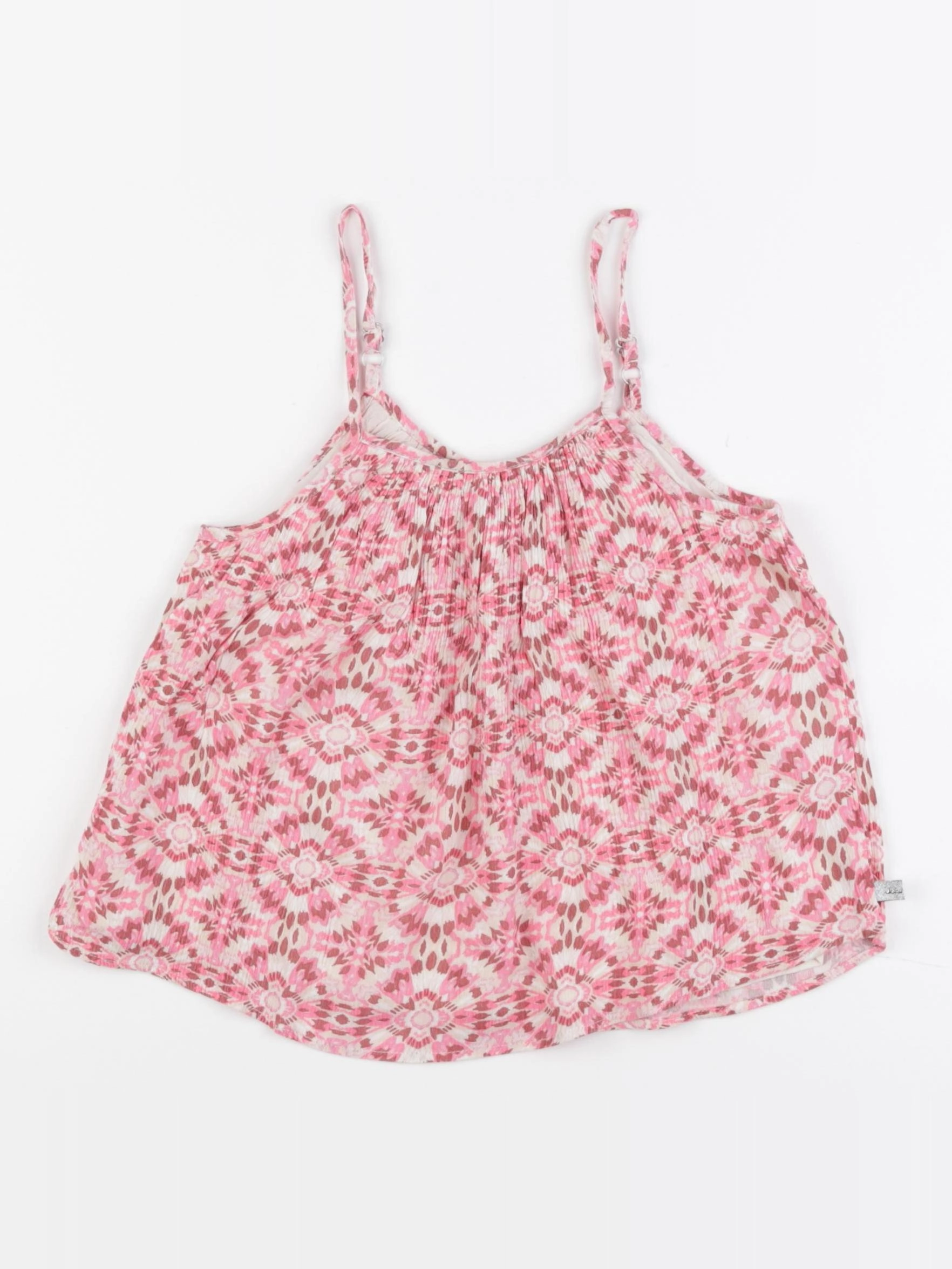 IKKS - blouse rose fluo - 8 ans