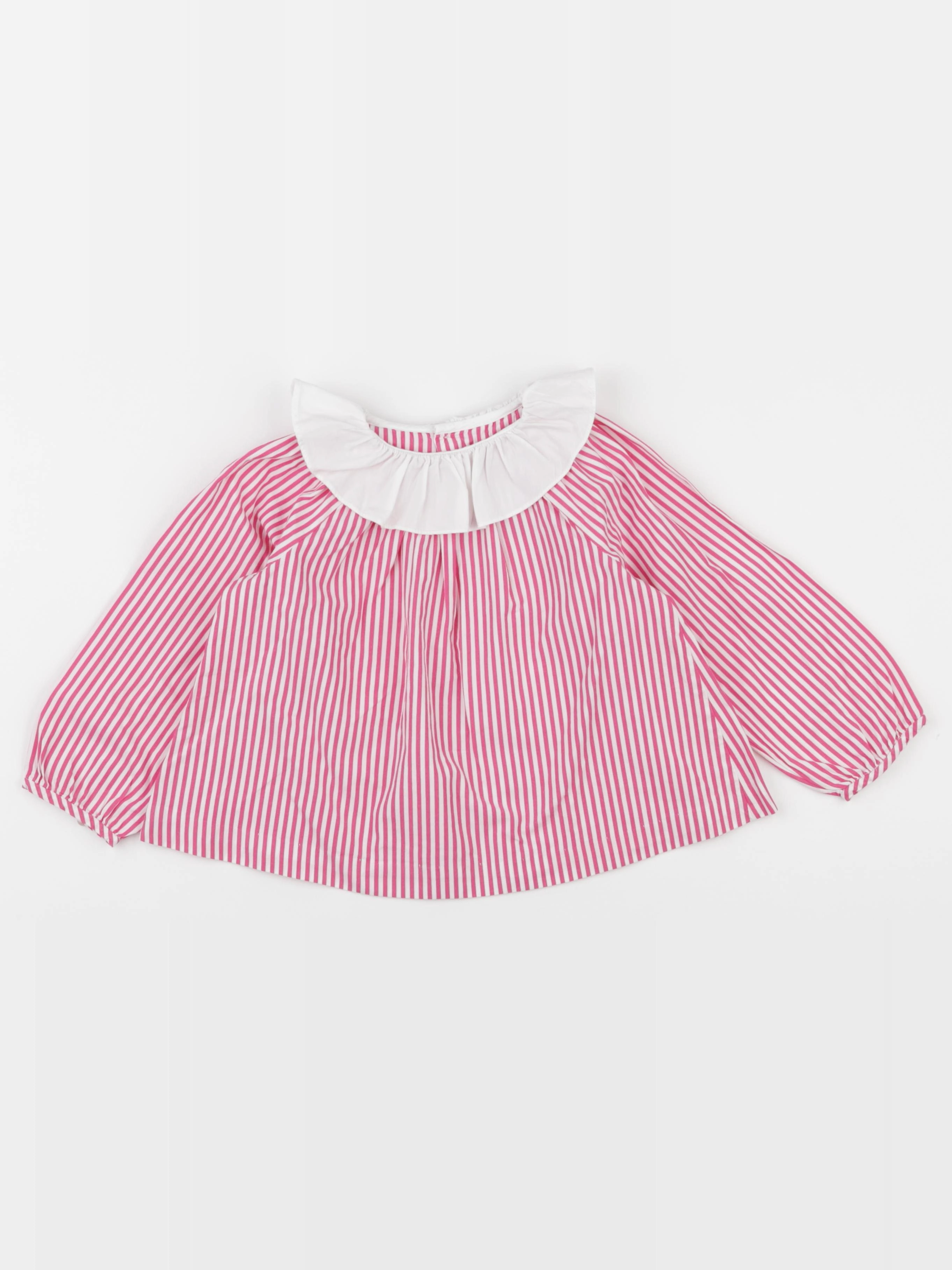 Jacadi - blouse blanc, rouge - 36 mois