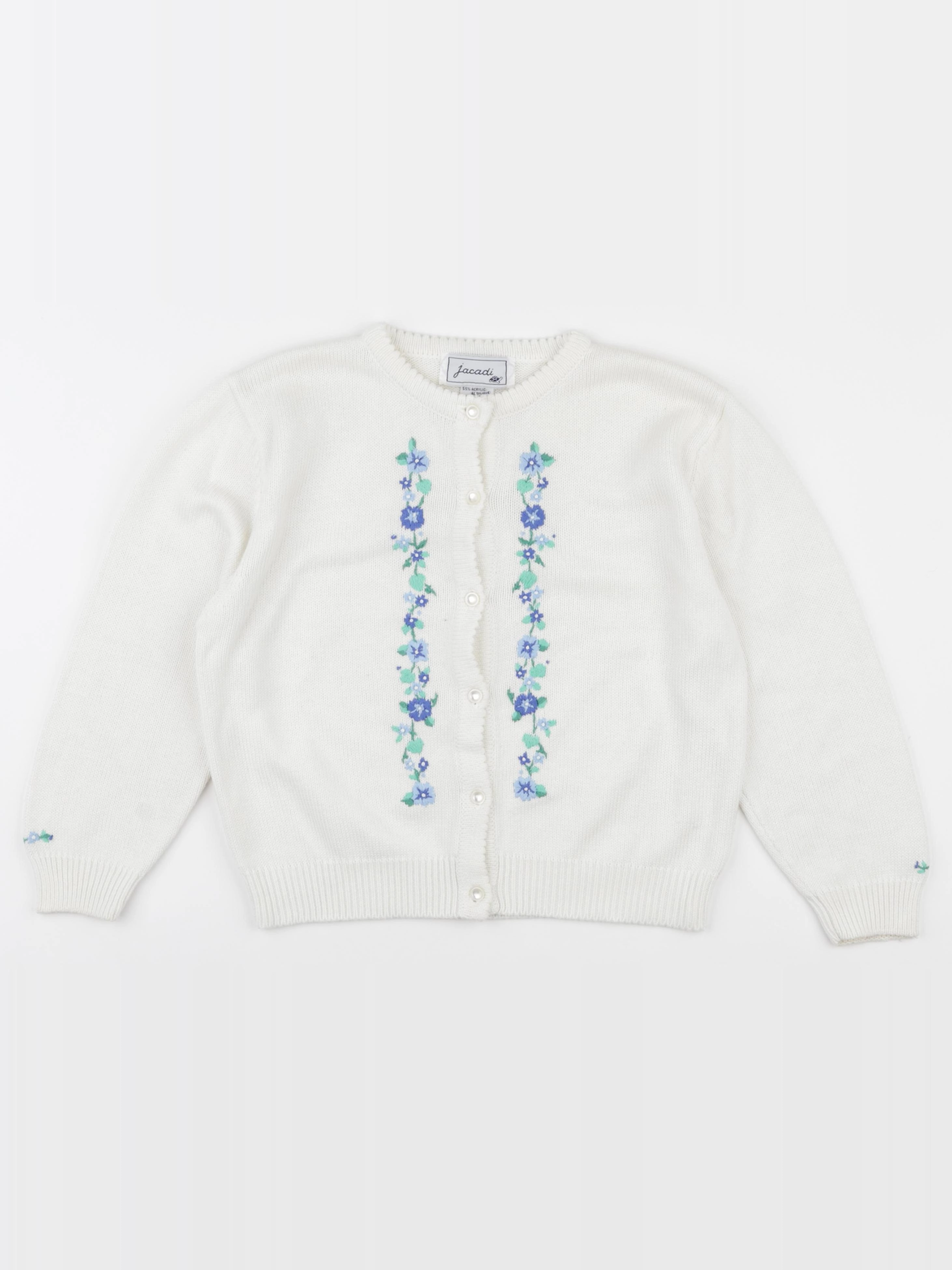 Jacadi - gilet blanc - 8 ans